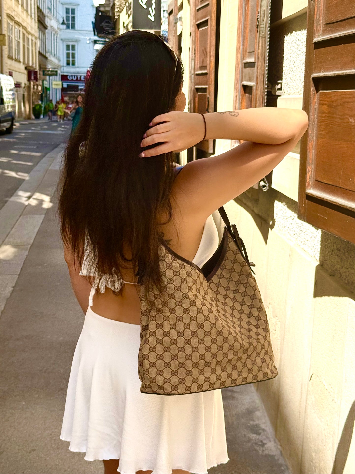 Gucci Monogram Hobo Tote