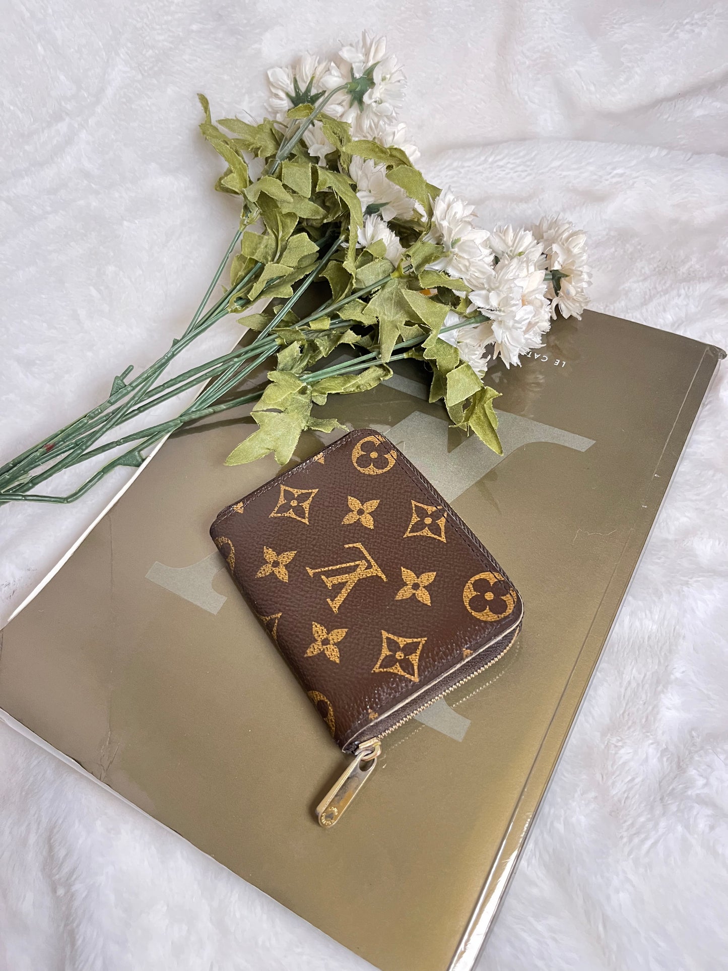 Authentic pre-owned Louis Vuitton mini compact zippy wallet