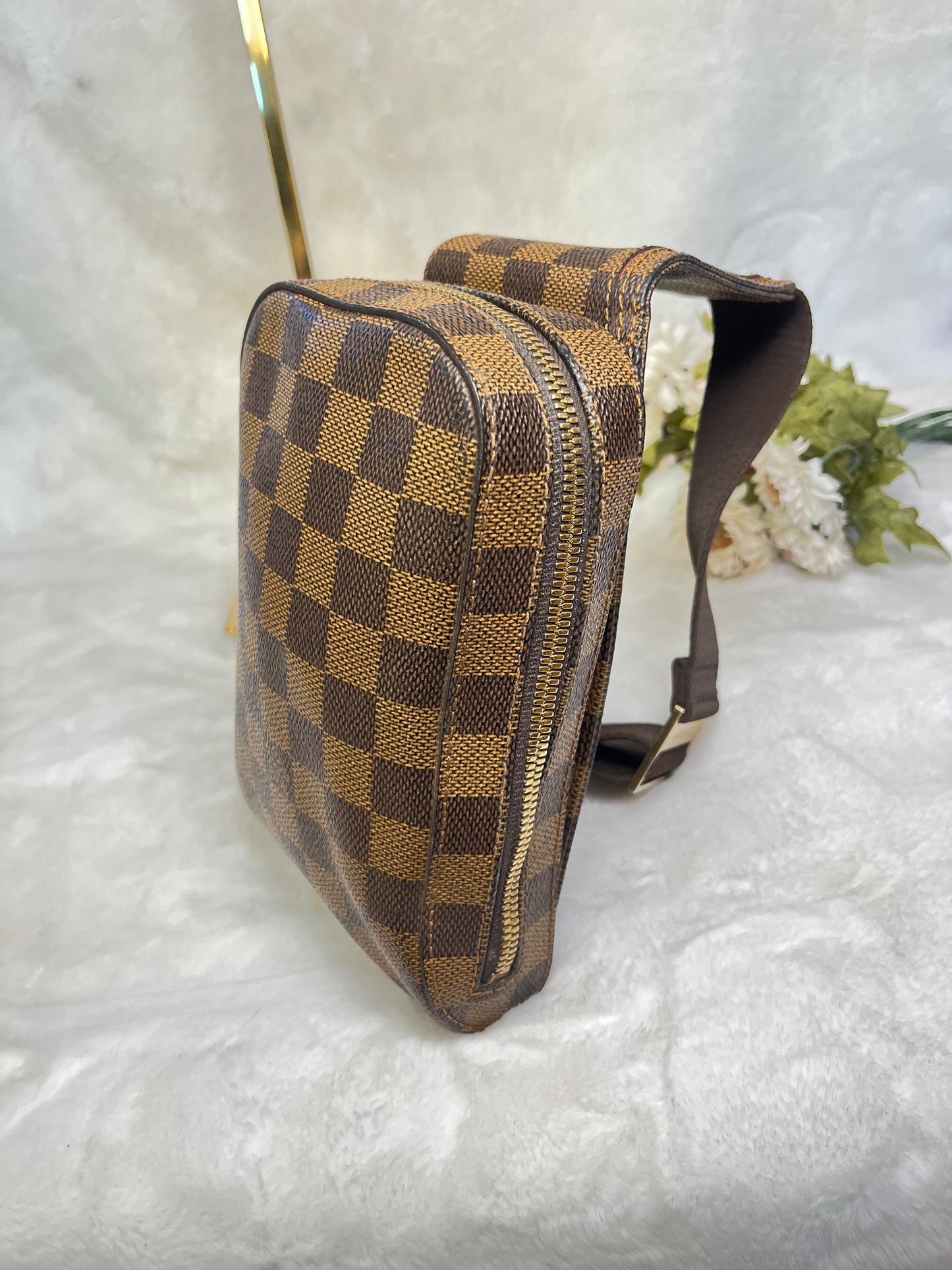 Authentic pre-owned Louis Vuitton Geronimos Bum bag waist bag
