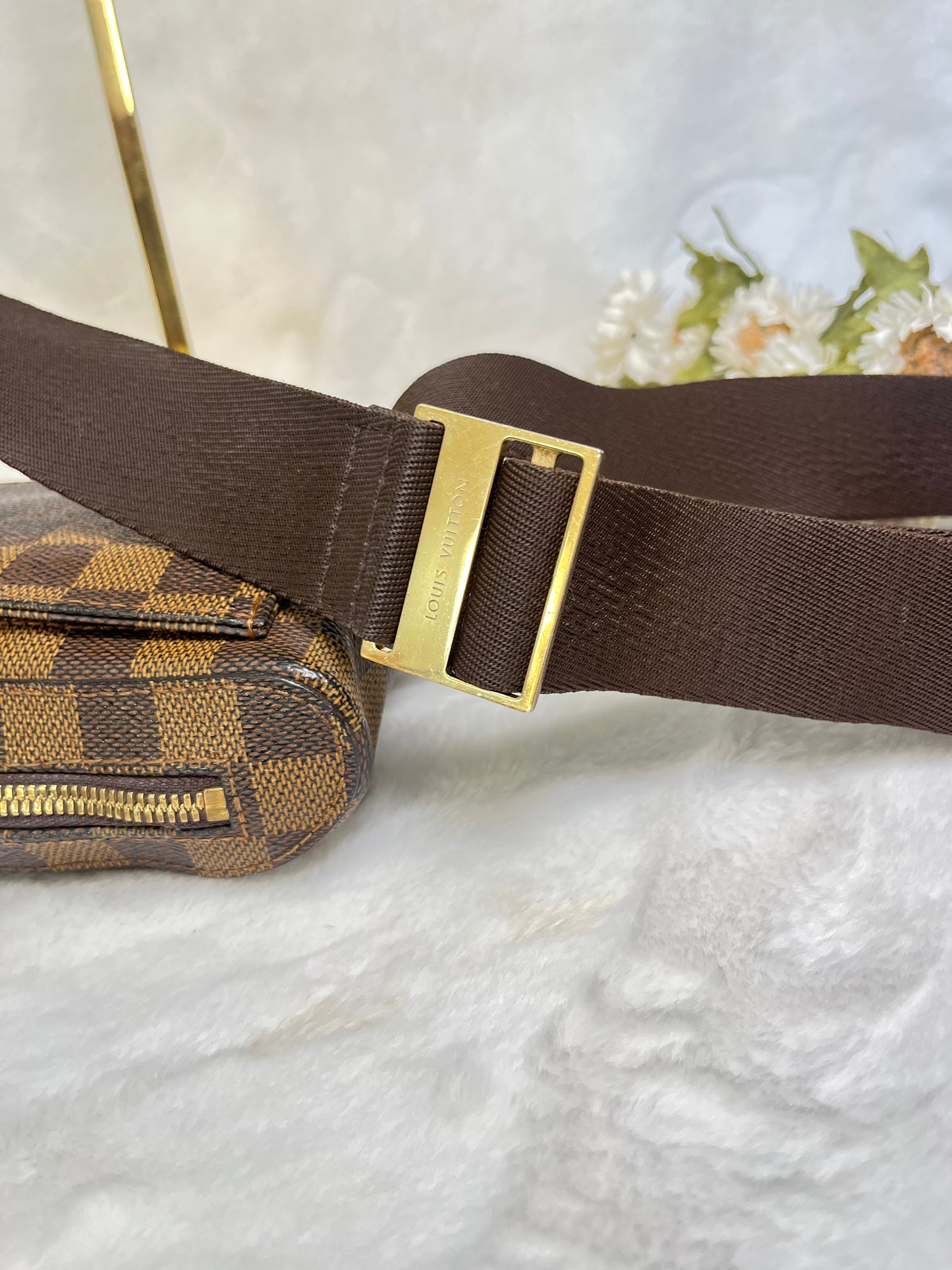 Authentic pre-owned Louis Vuitton Geronimos Bum bag waist bag