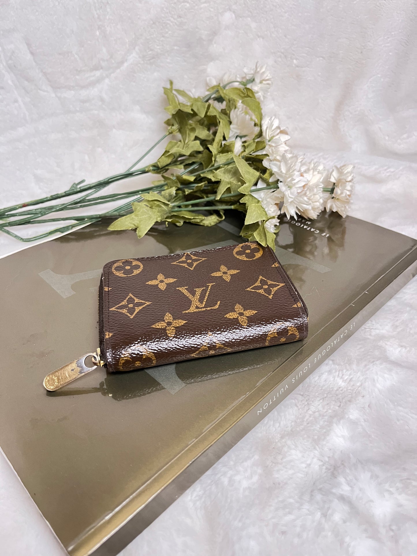 Authentic pre-owned Louis Vuitton mini compact zippy wallet