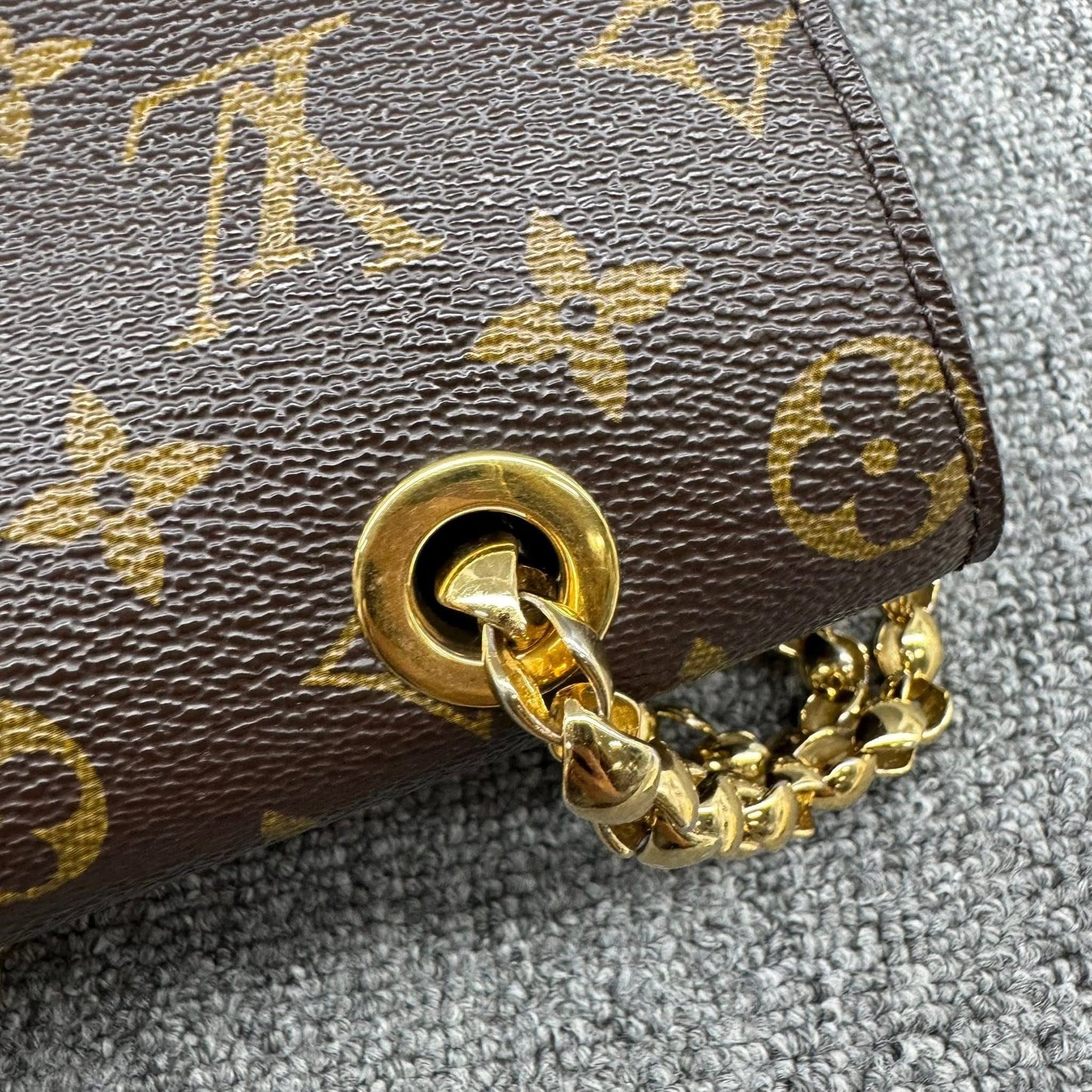 Louis Vuitton Monogram Black Victoire Shoulder Bag