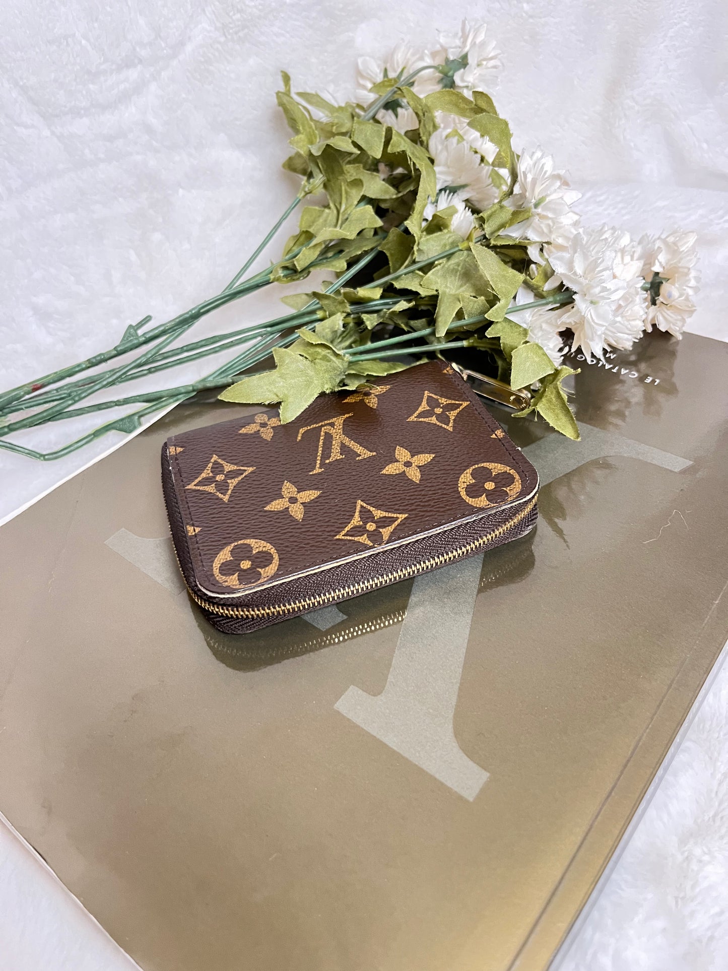 Authentic pre-owned Louis Vuitton mini compact zippy wallet