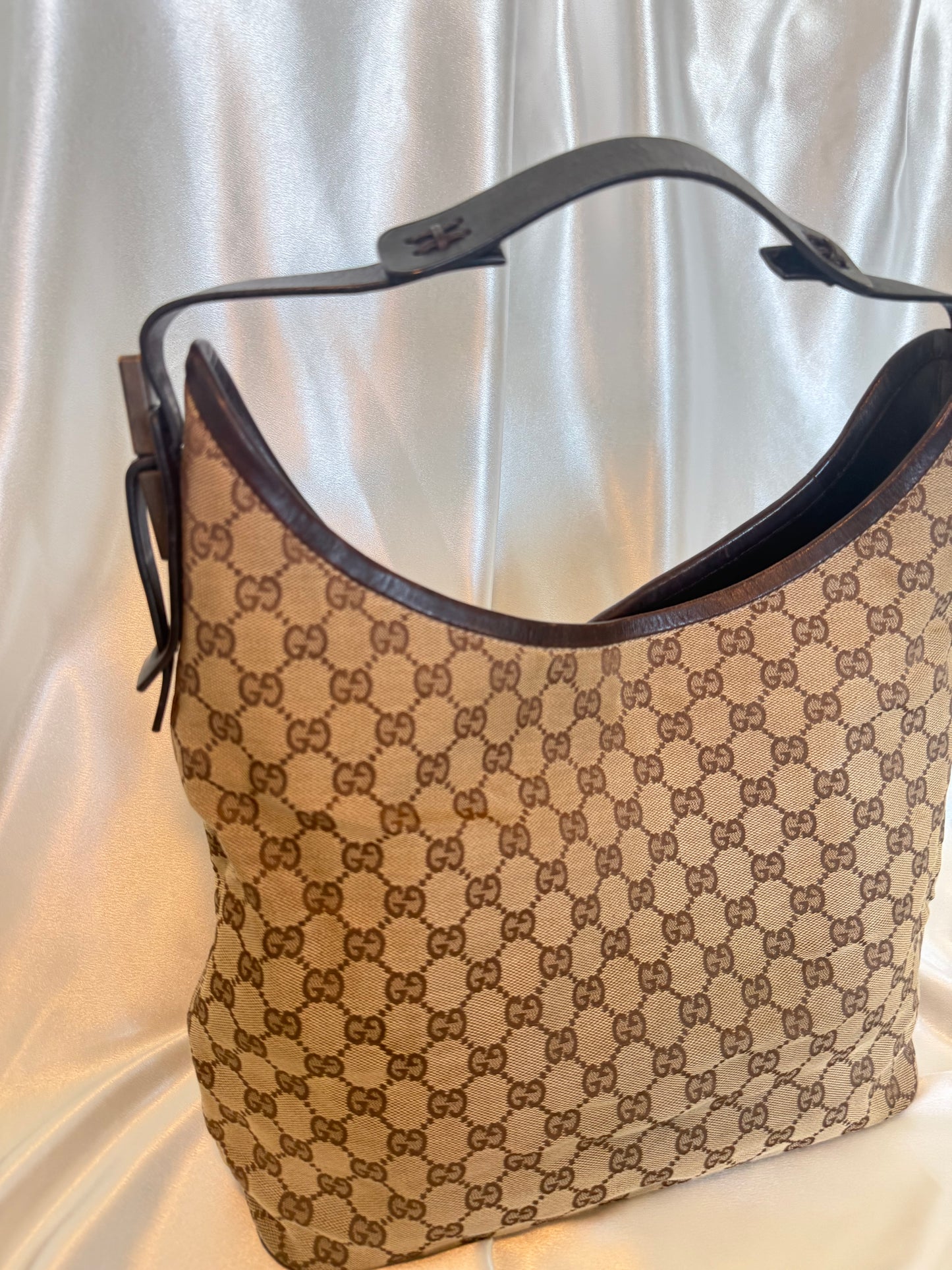Gucci Monogram Hobo Tote
