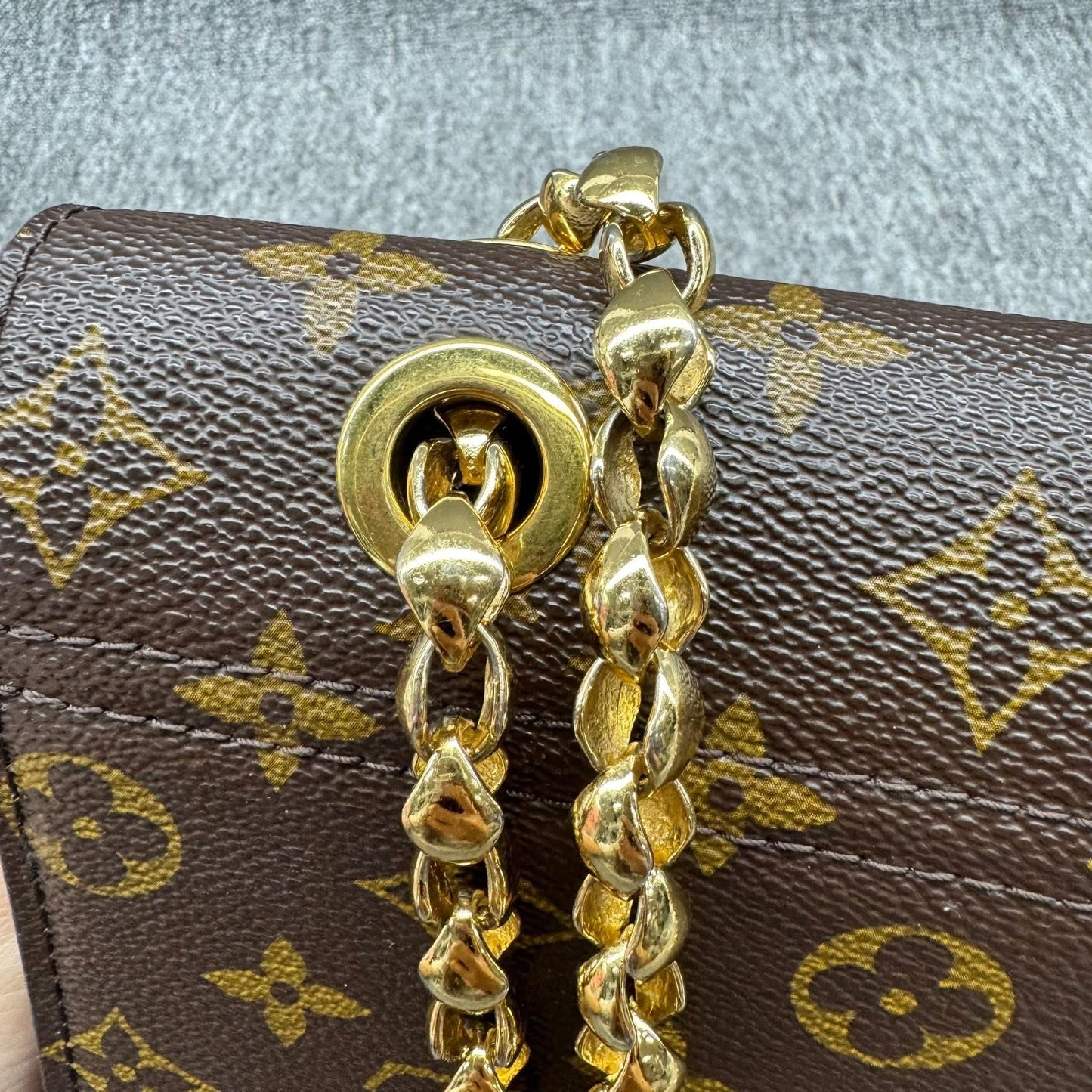 Louis Vuitton Monogram Black Victoire Shoulder Bag