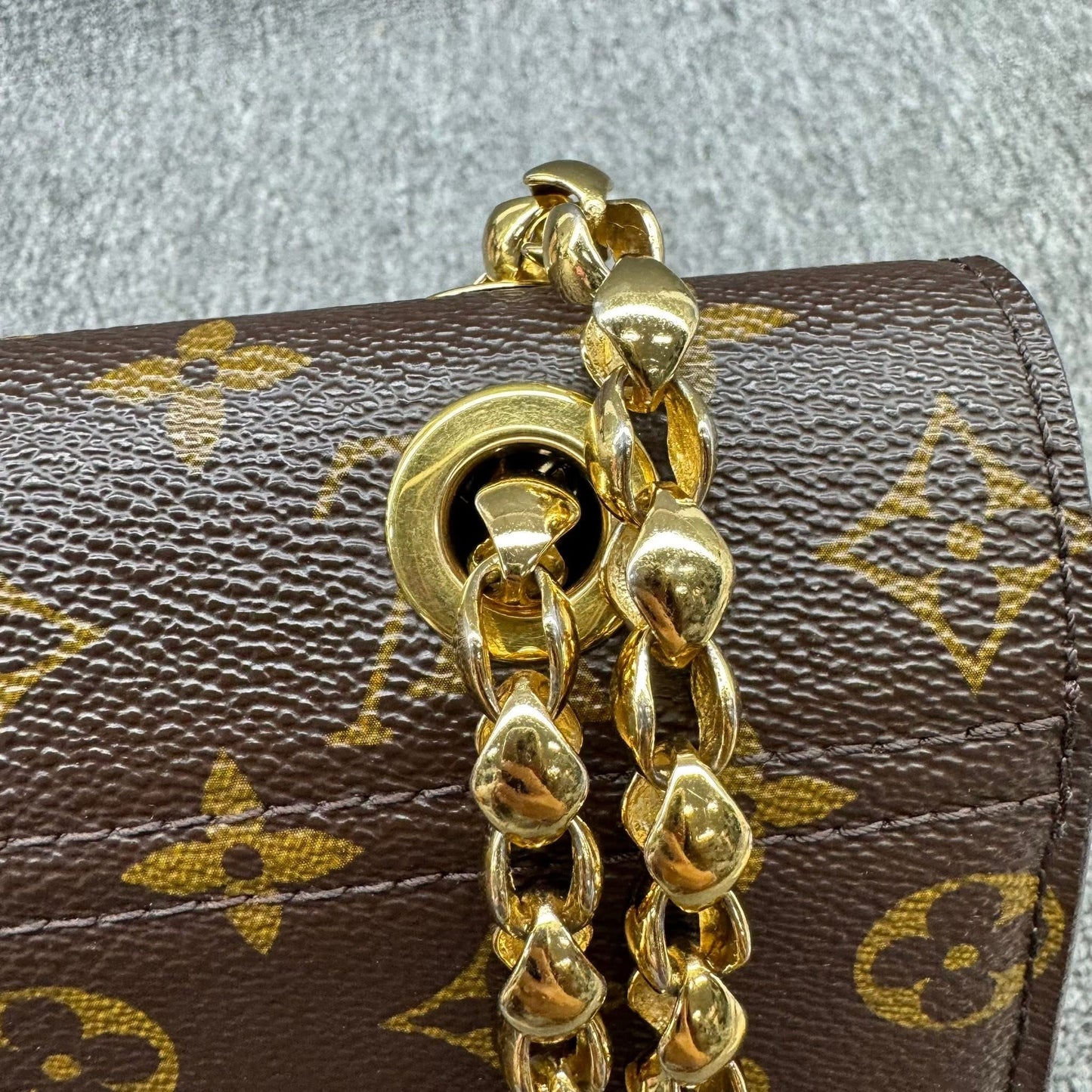 Louis Vuitton Monogram Black Victoire Shoulder Bag
