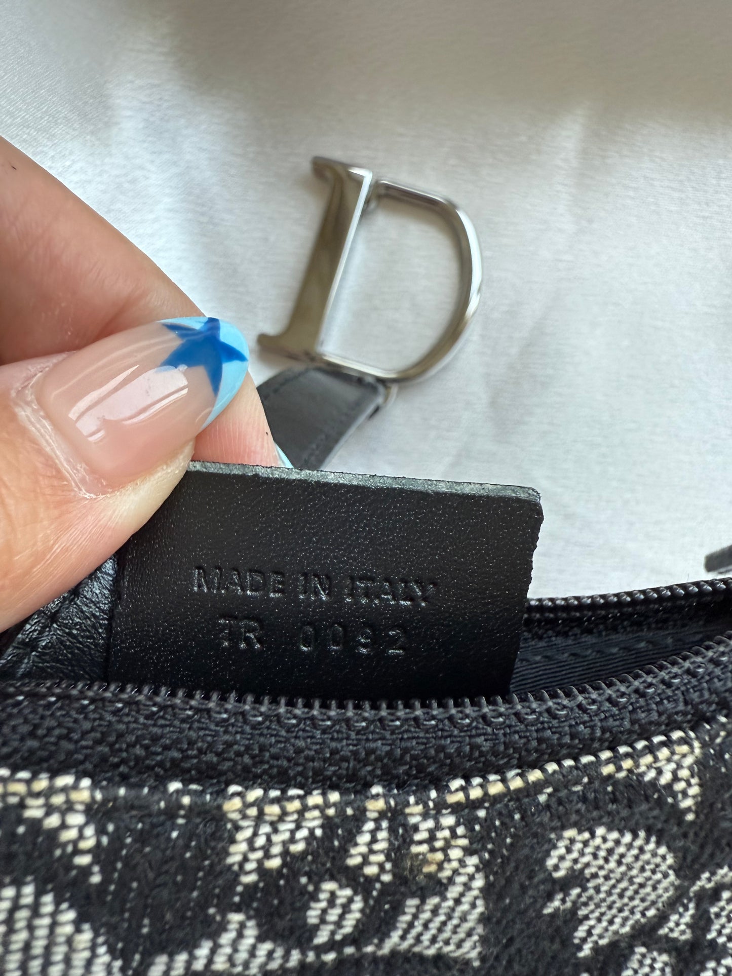 Dior Saddle Oblique Trotter Key/Clef Pouch