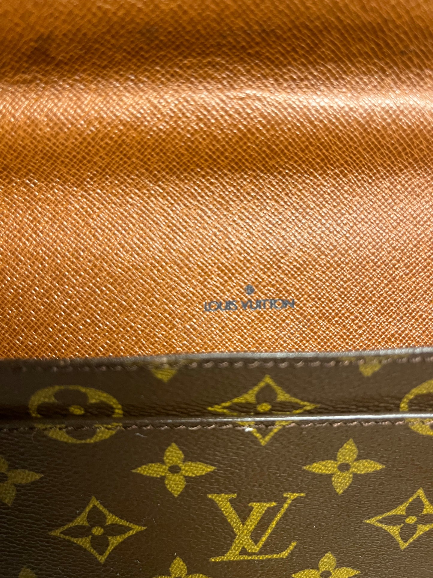 Authentic pre-owned Louis Vuitton Monceau crossbody shoulder bag