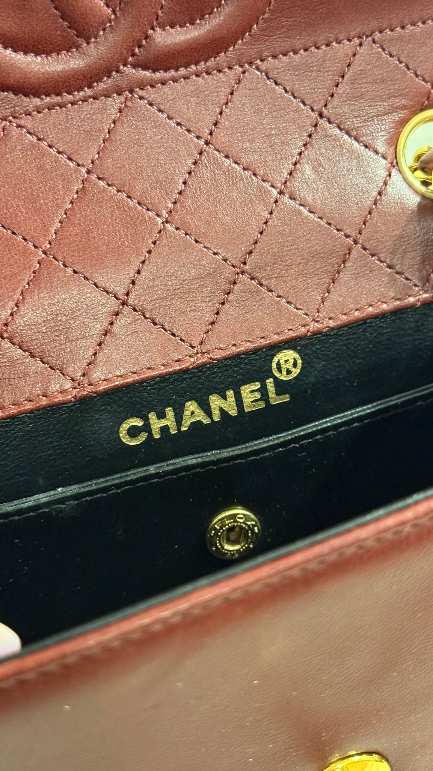 Chanel trapezoid flap bag