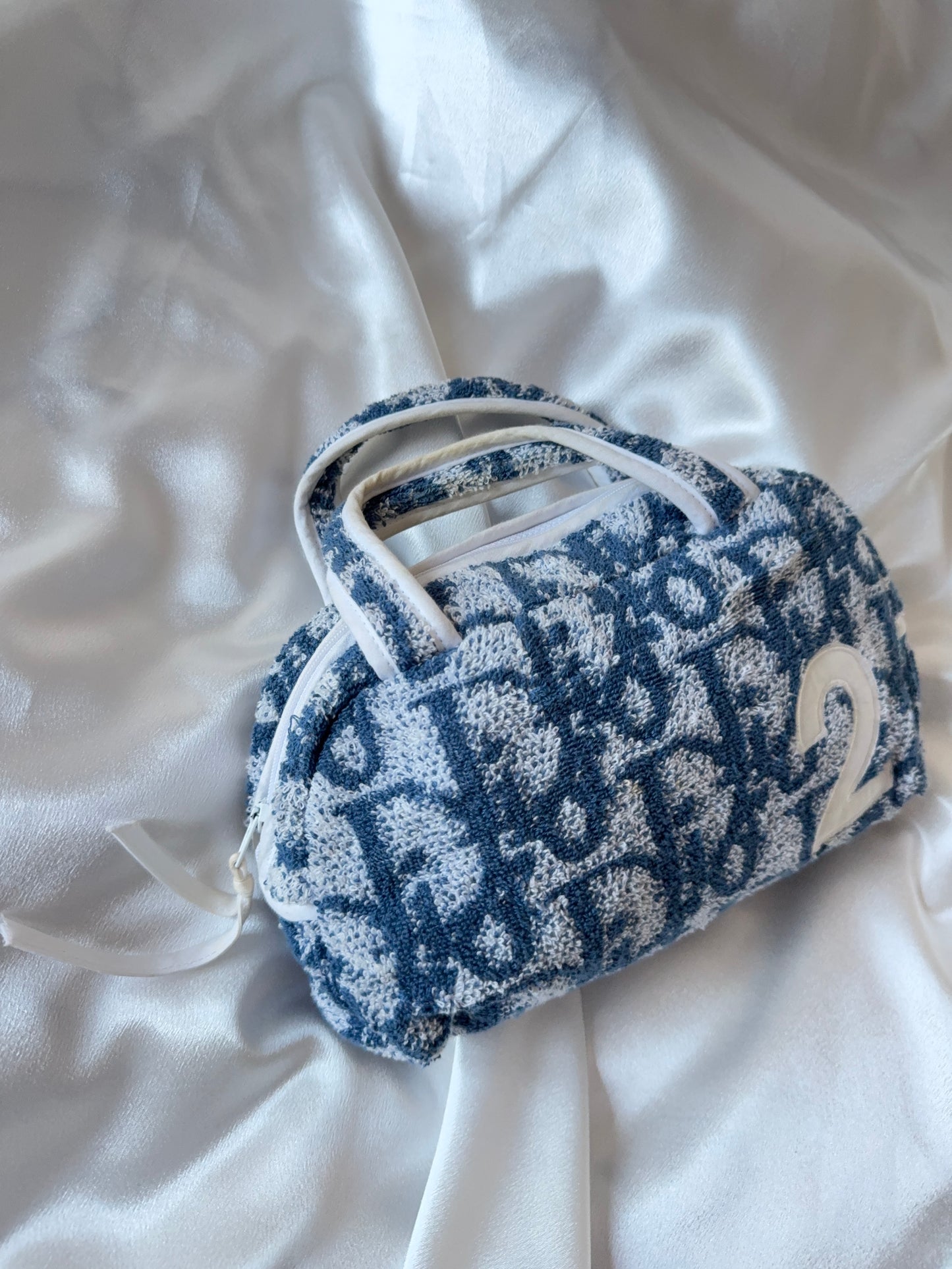 DIOR trotter terry cloth bag