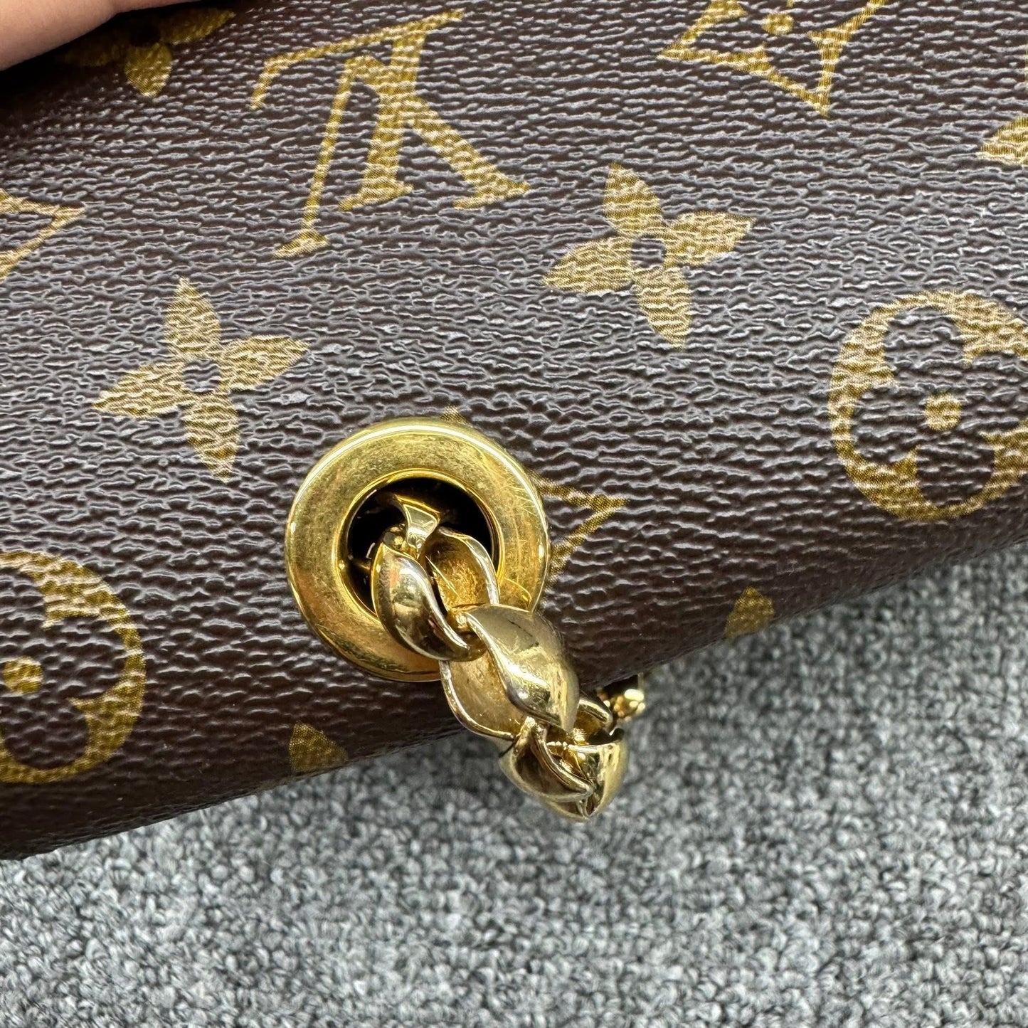 Louis Vuitton Monogram Black Victoire Shoulder Bag