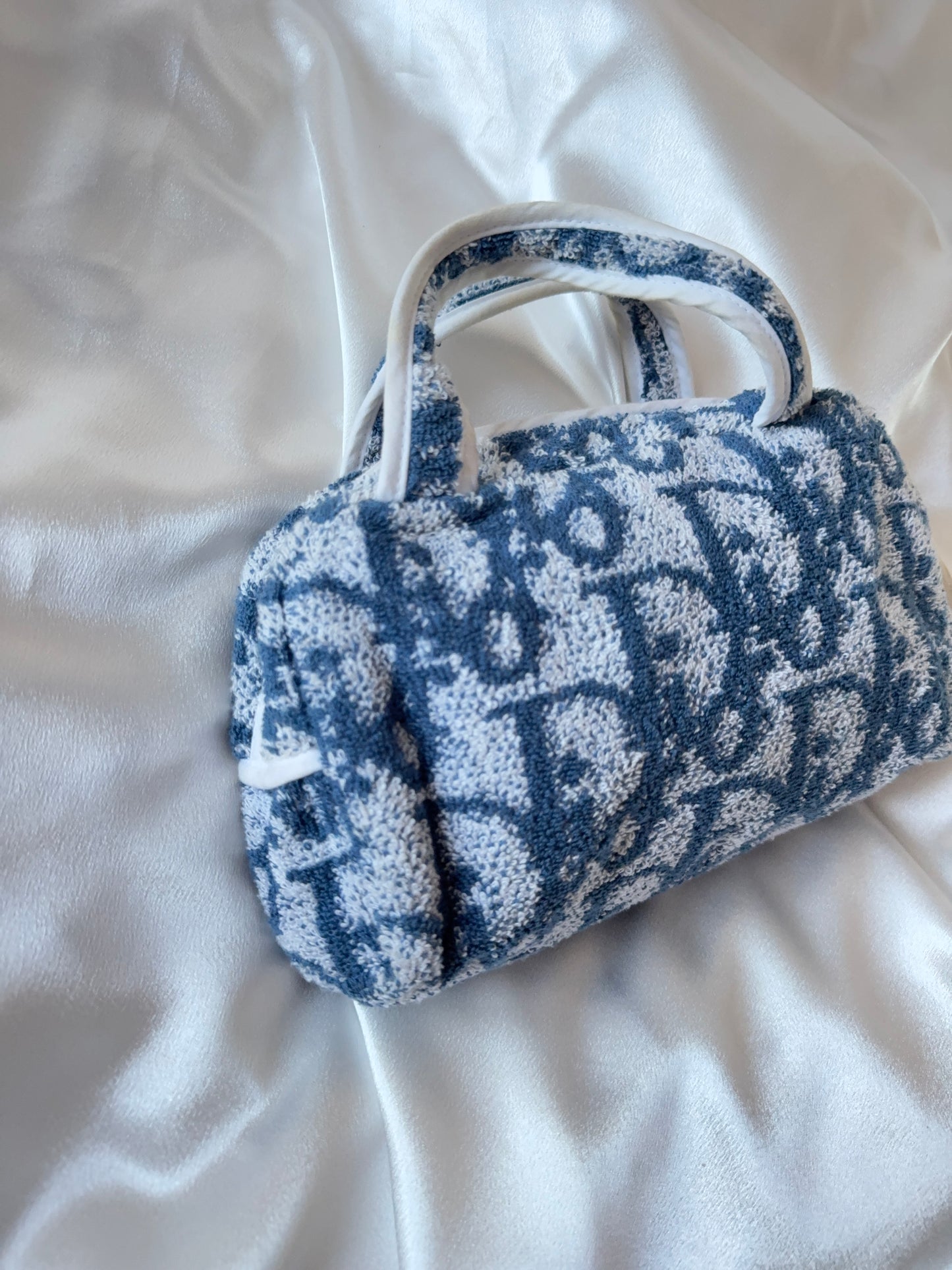 DIOR trotter terry cloth bag