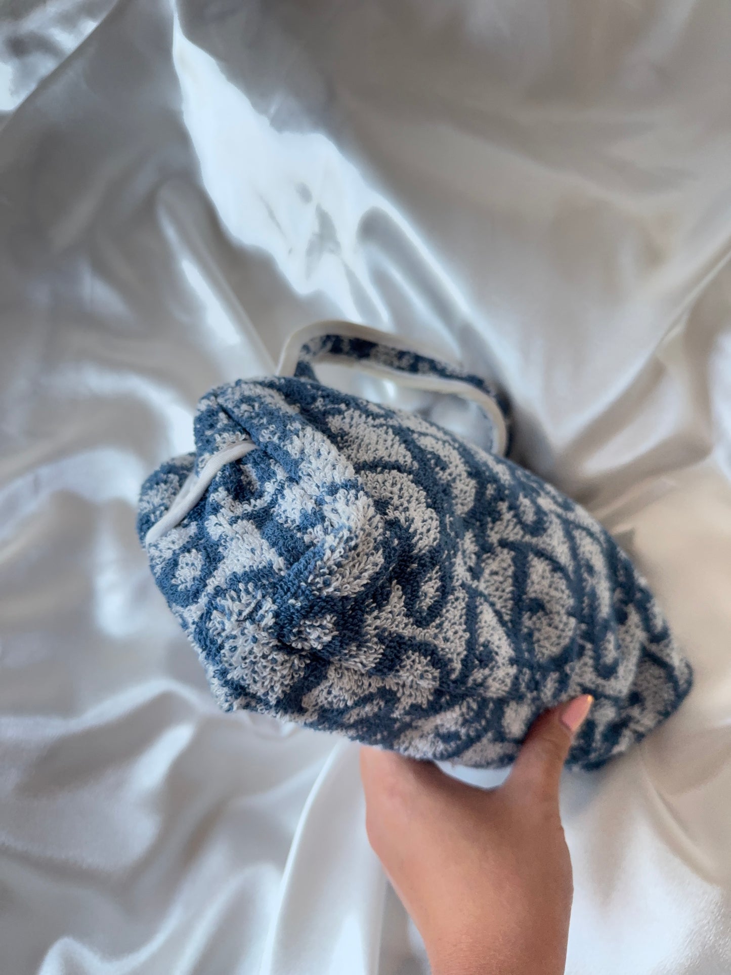 DIOR trotter terry cloth bag