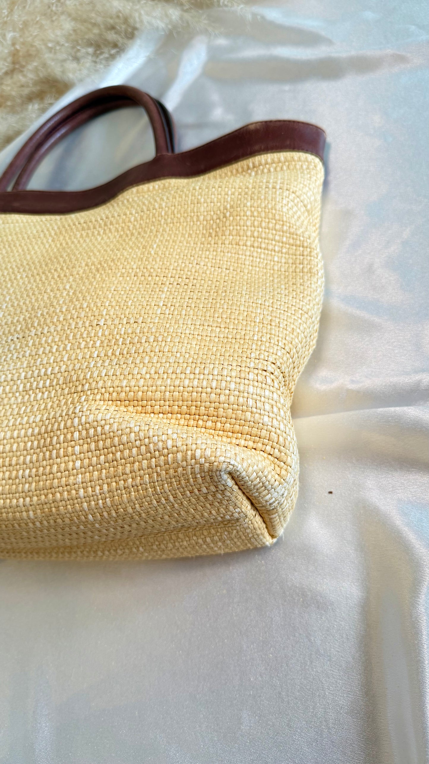 Chanel Raffia Tote Bag
