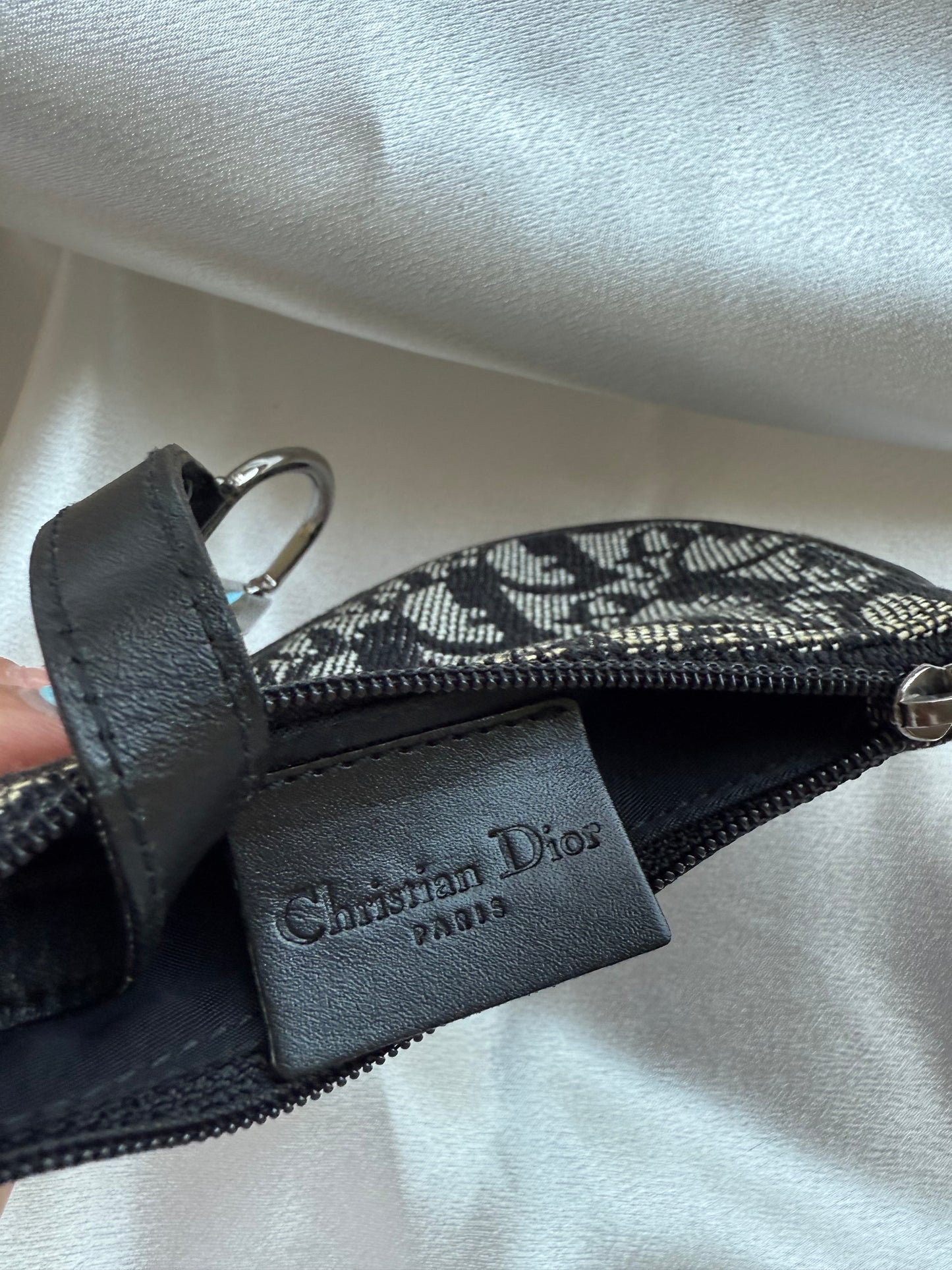 Dior Saddle Oblique Trotter Key/Clef Pouch