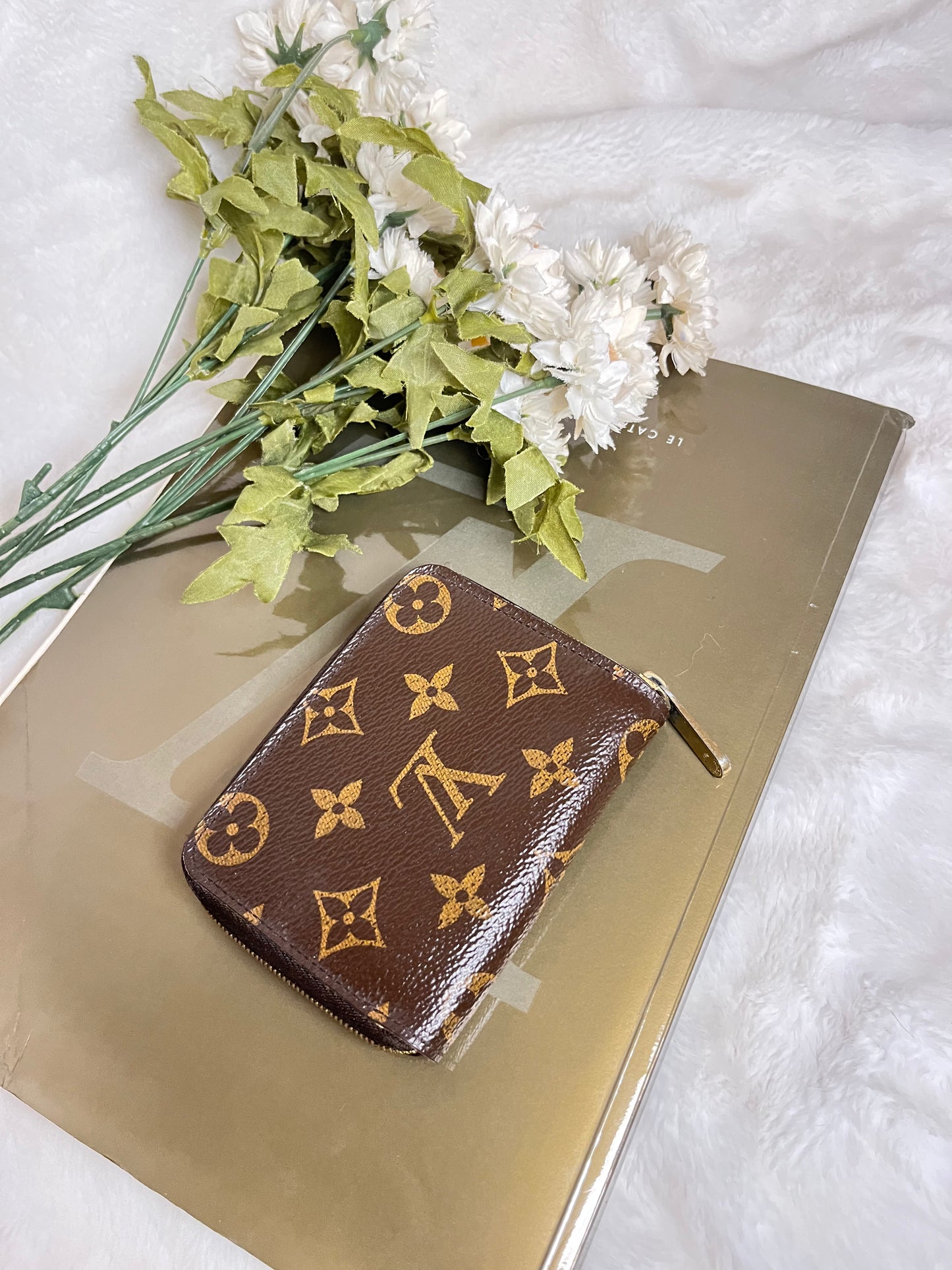 Authentic pre-owned Louis Vuitton mini compact zippy wallet