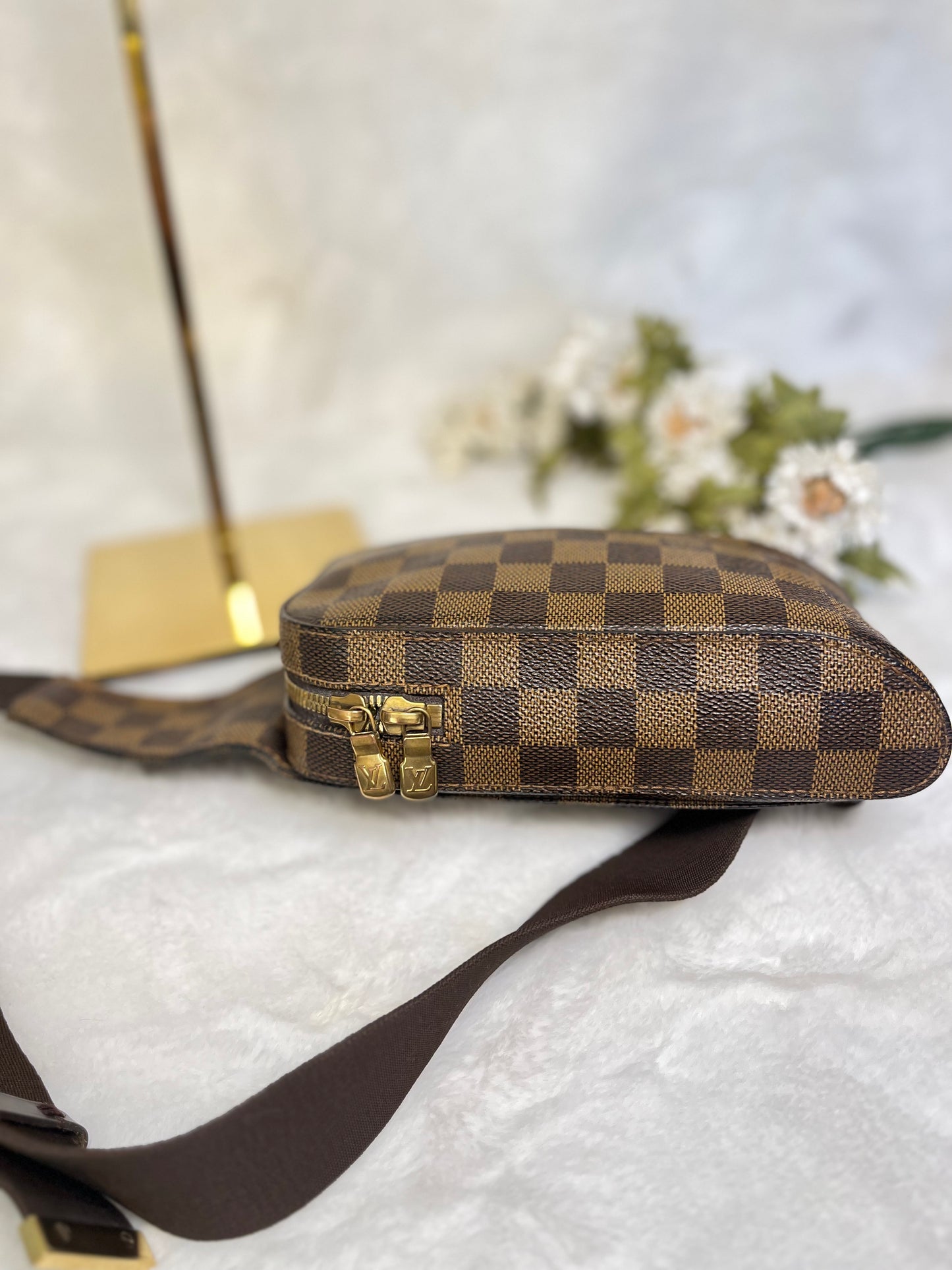 Authentic pre-owned Louis Vuitton Geronimos Bum bag waist bag