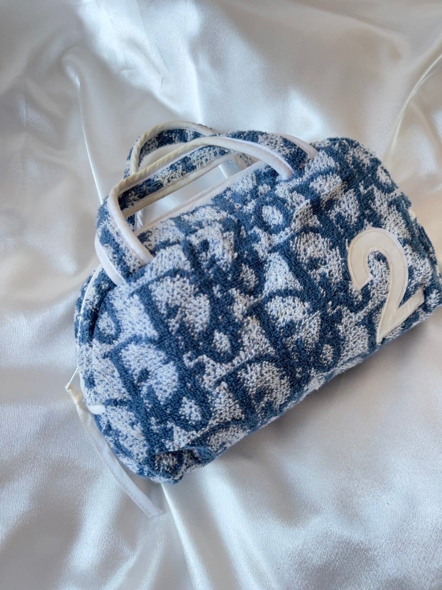 DIOR trotter terry cloth bag