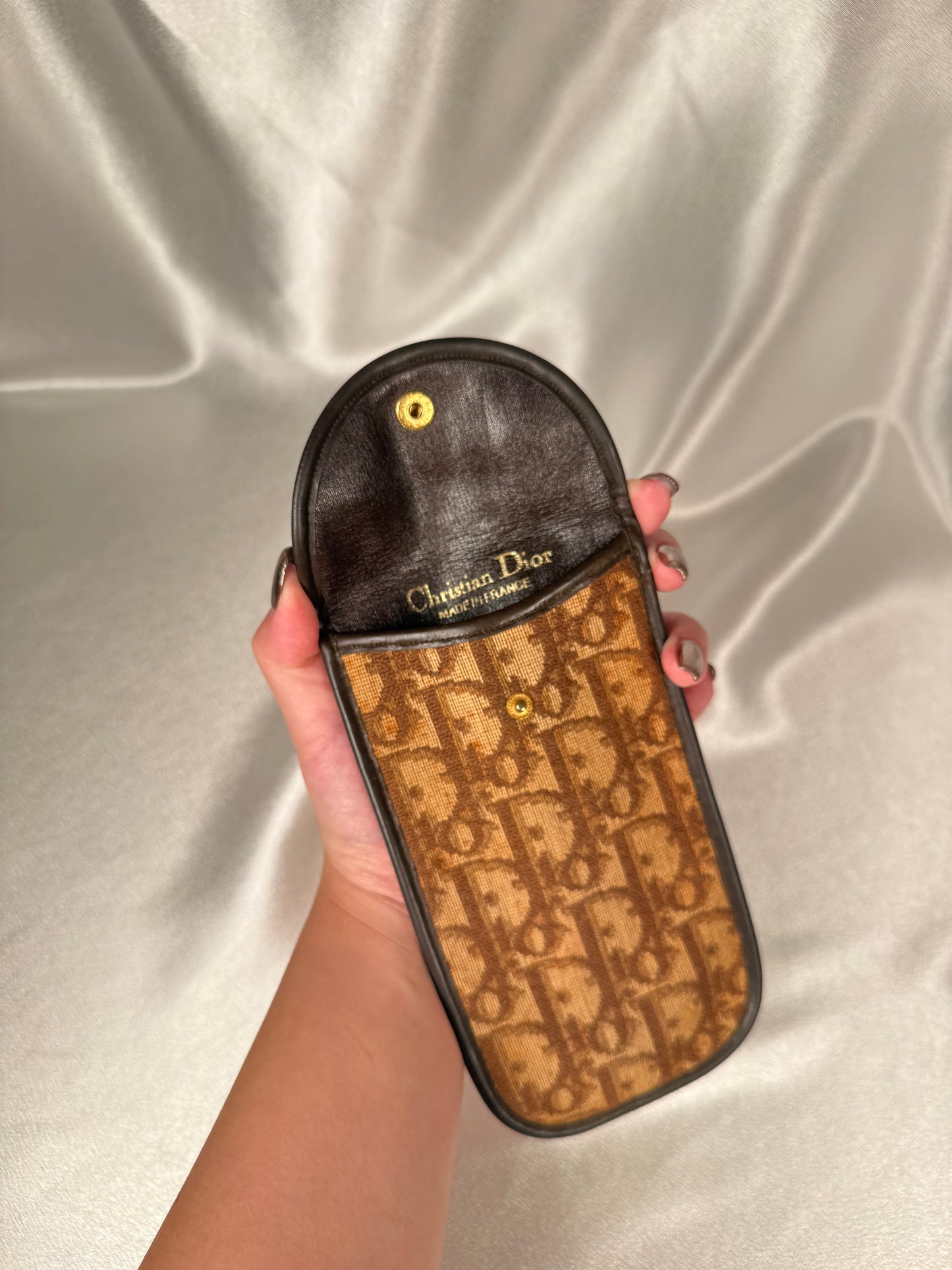 Vintage Dior Trotter sunglasses holder