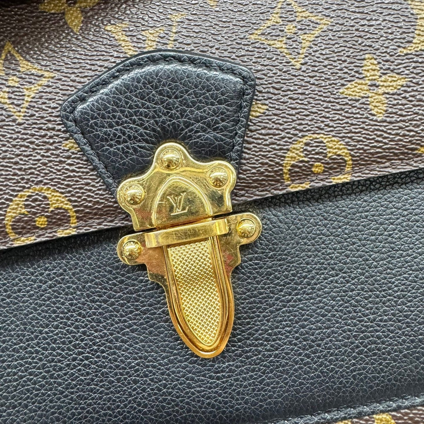 Louis Vuitton Monogram Black Victoire Shoulder Bag