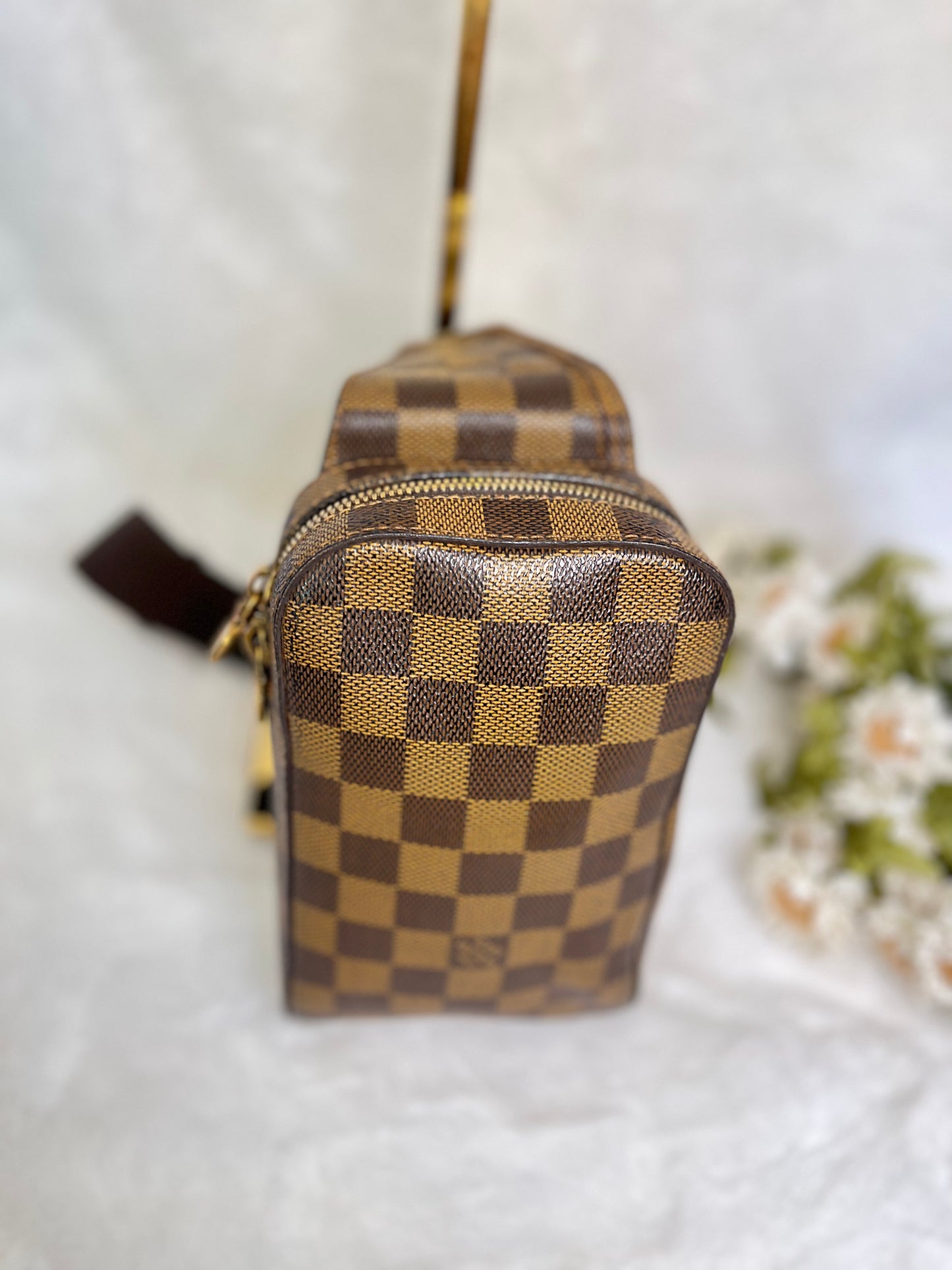 Authentic pre-owned Louis Vuitton Geronimos Bum bag waist bag