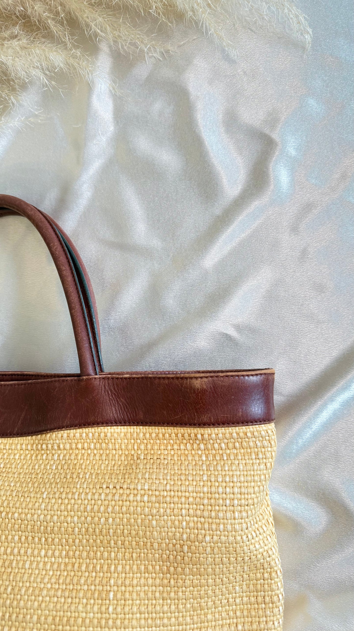 Chanel Raffia Tote Bag