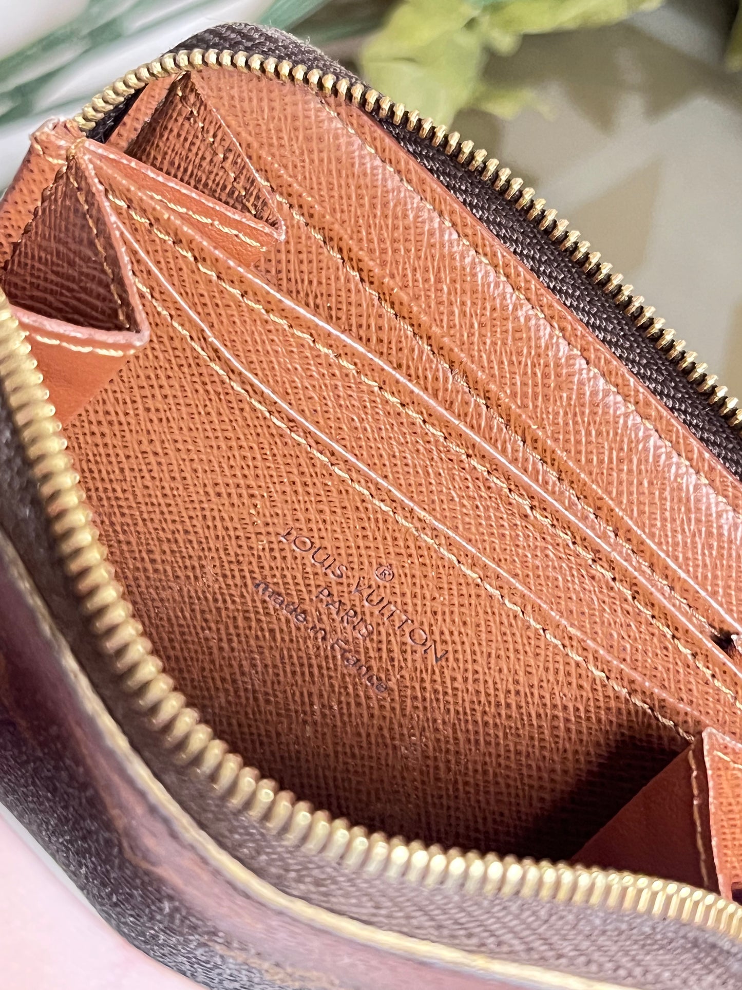 Authentic pre-owned Louis Vuitton mini compact zippy wallet