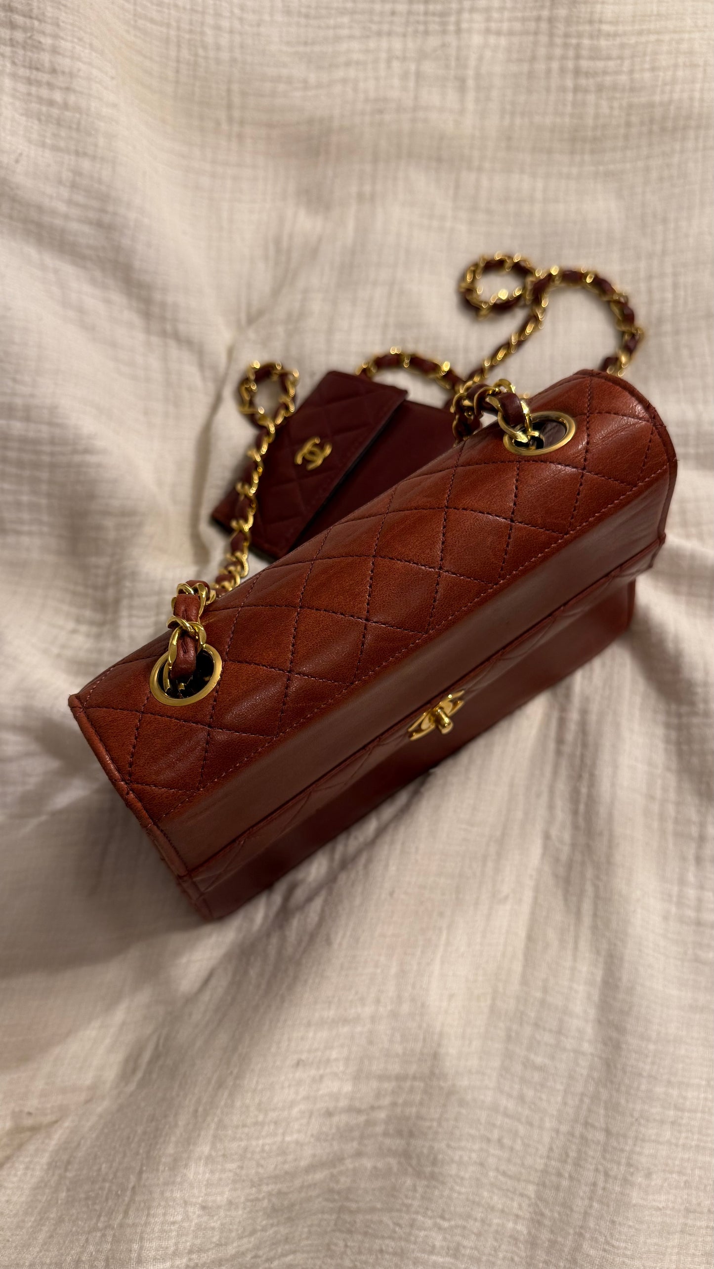 Chanel trapezoid flap bag