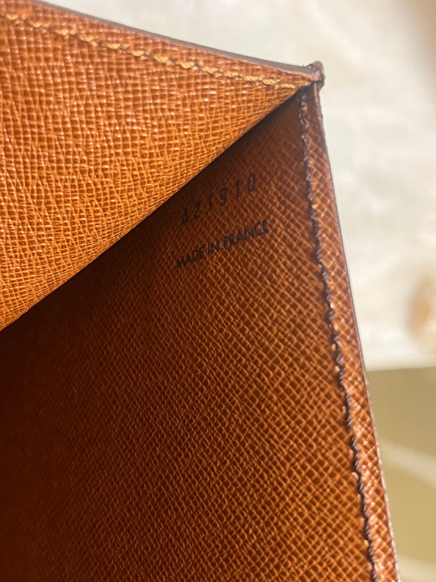 Authentic pre-owned Louis Vuitton Monceau crossbody shoulder bag