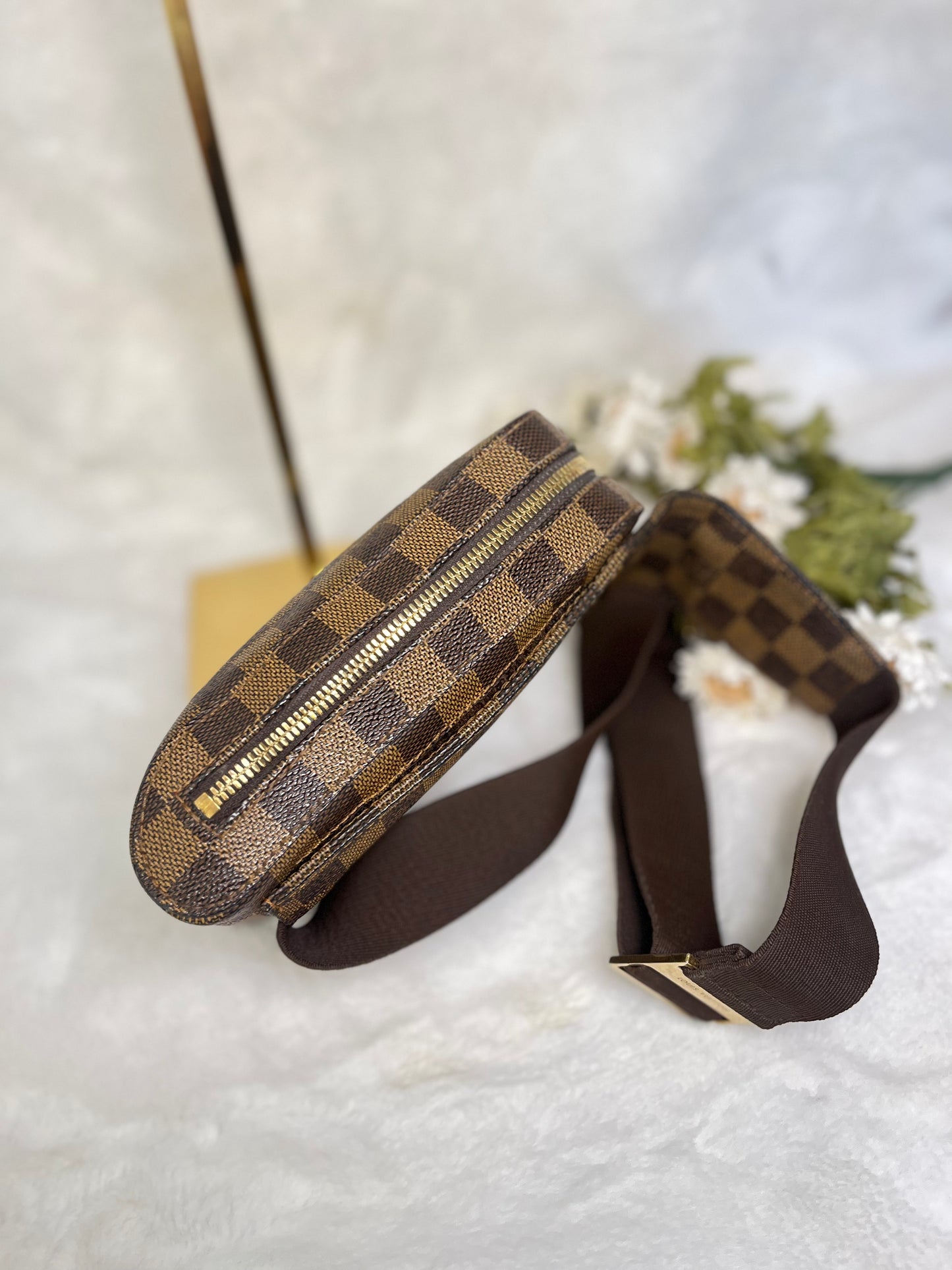 Authentic pre-owned Louis Vuitton Geronimos Bum bag waist bag