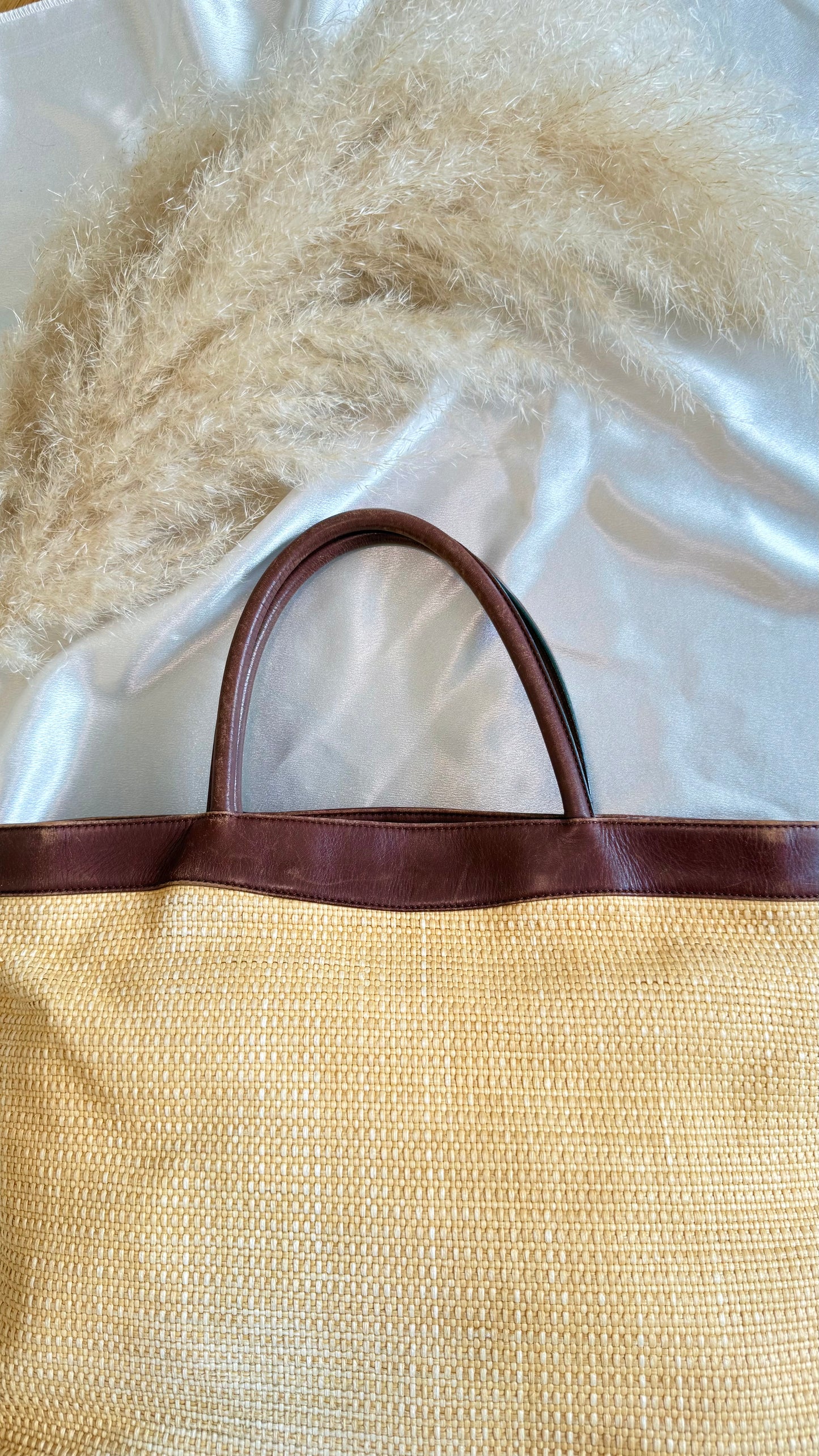 Chanel Raffia Tote Bag