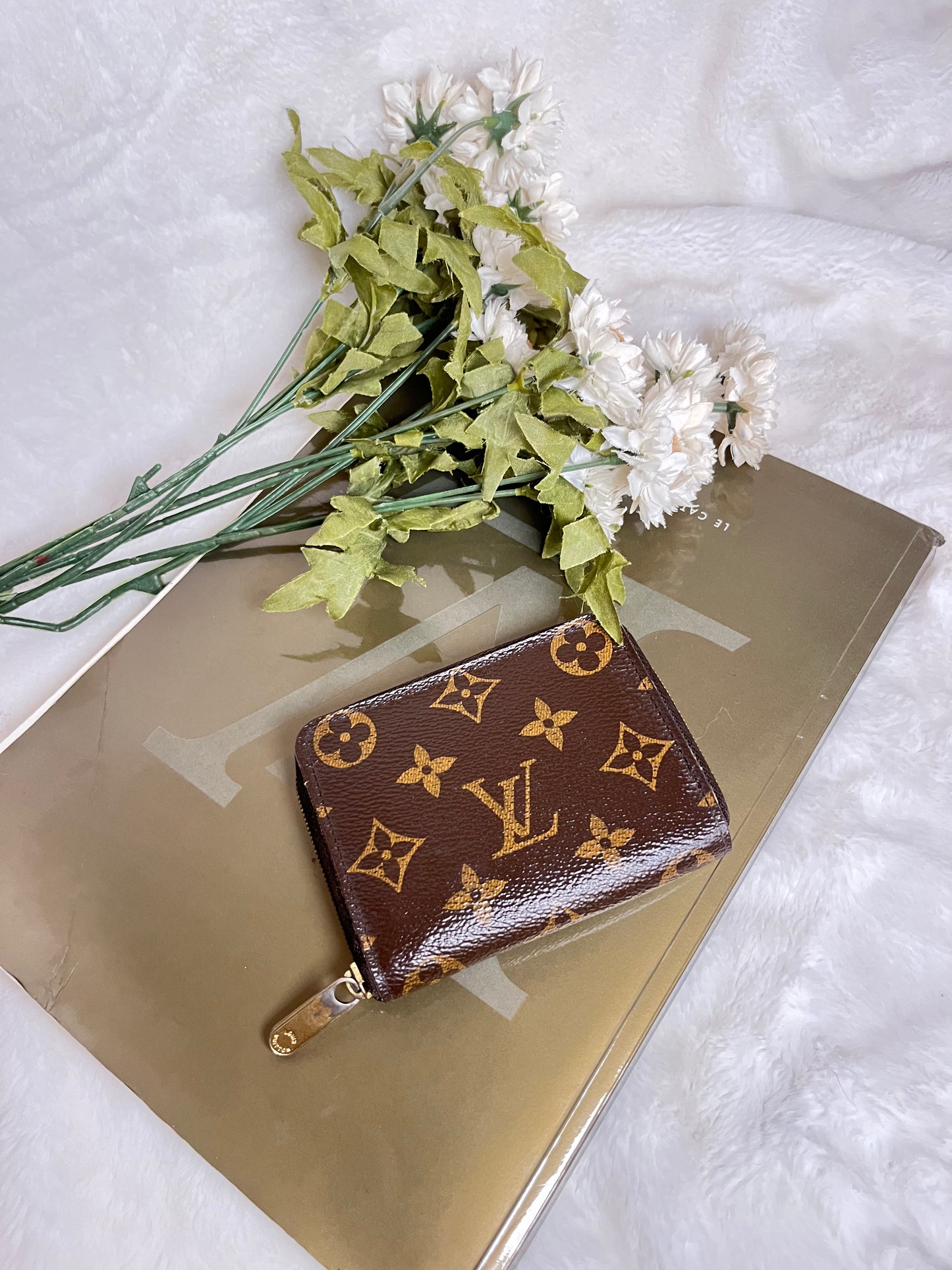 Authentic pre-owned Louis Vuitton mini compact zippy wallet