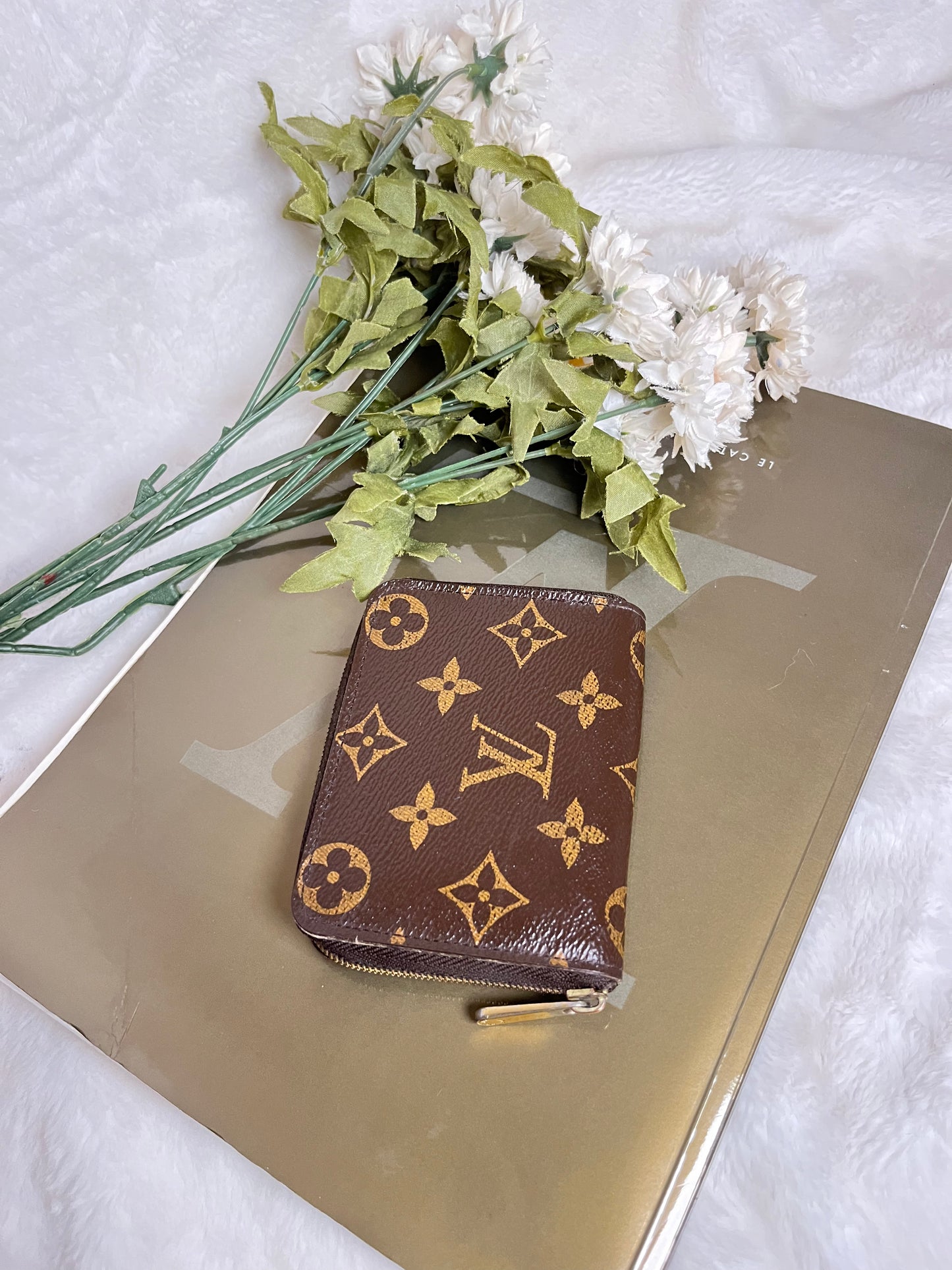 Authentic pre-owned Louis Vuitton mini compact zippy wallet