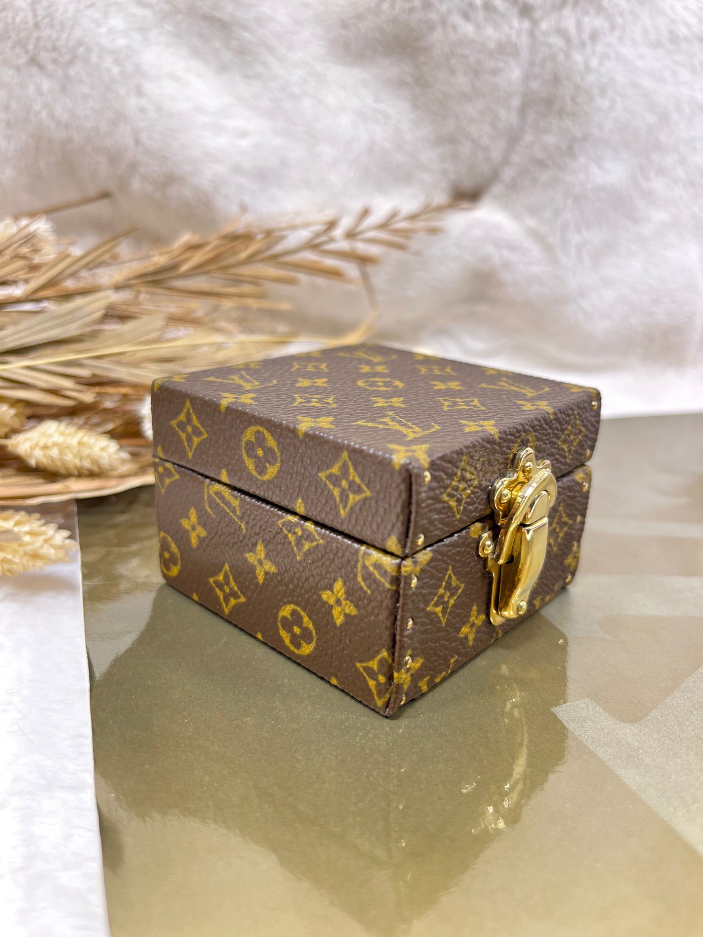 Authentic pre-owned Louis Vuitton Eccrine Declaration mini trunk jewelry box