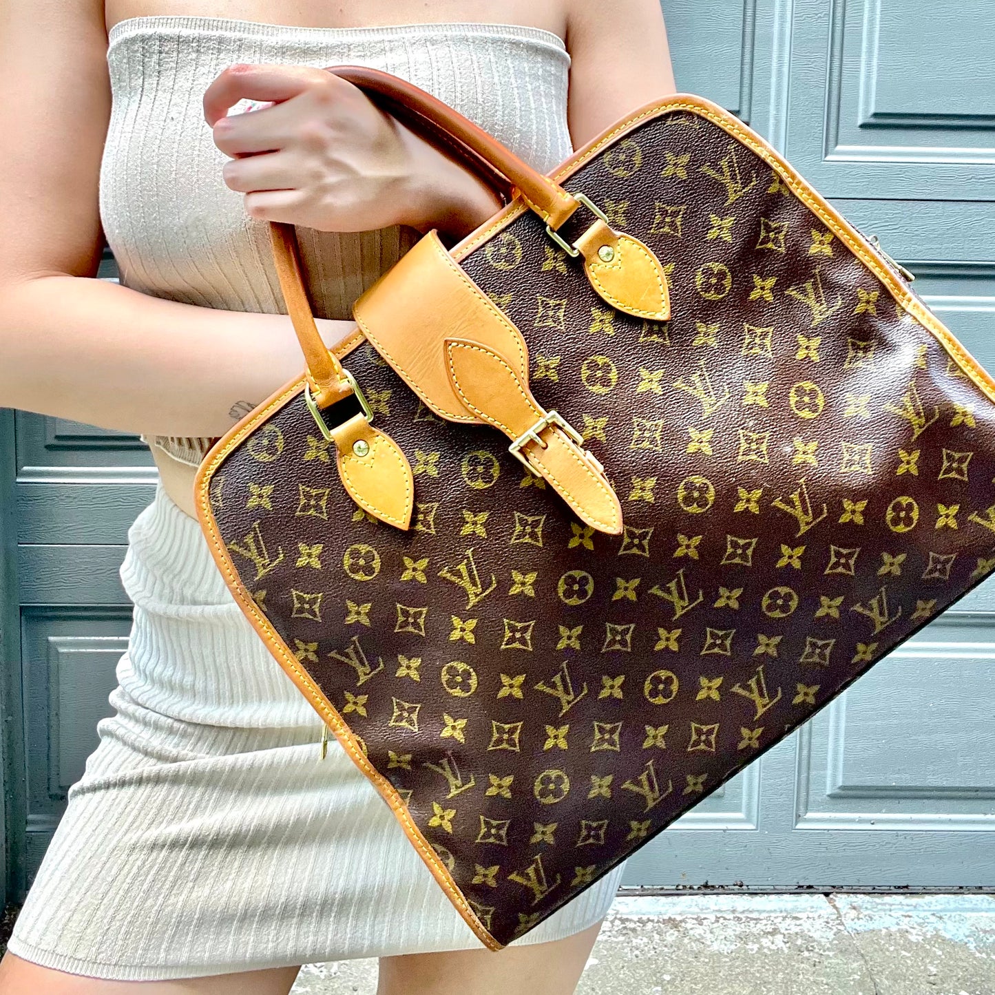 Authentic pre-owned Louis Vuitton Rivoli briefcase