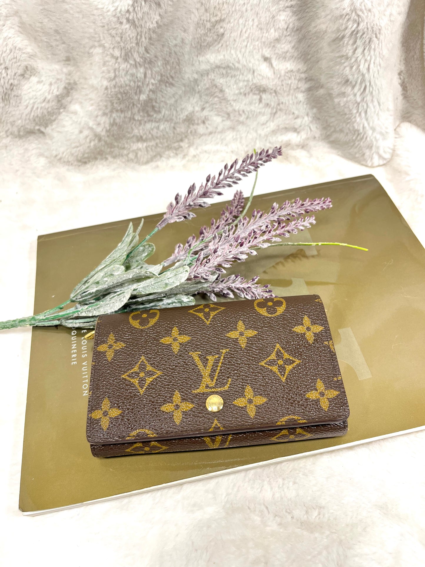 Authentic pre-owned Louis Vuitton compact Tresor zippy wallet