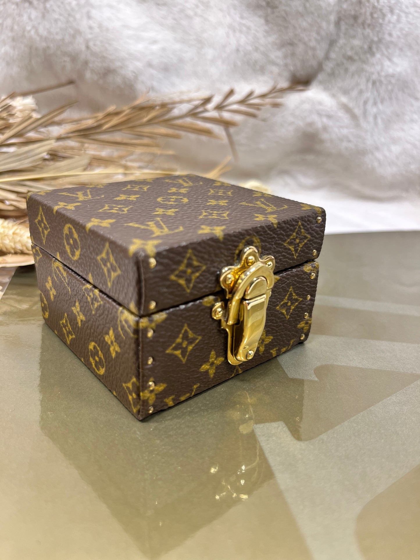 Authentic pre-owned Louis Vuitton Eccrine Declaration mini trunk jewelry box