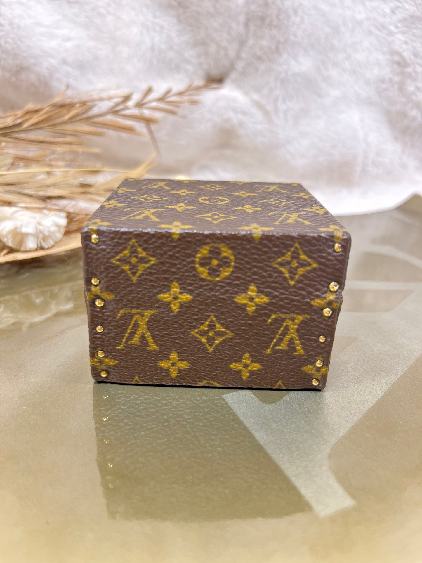 Authentic pre-owned Louis Vuitton Eccrine Declaration mini trunk jewelry box