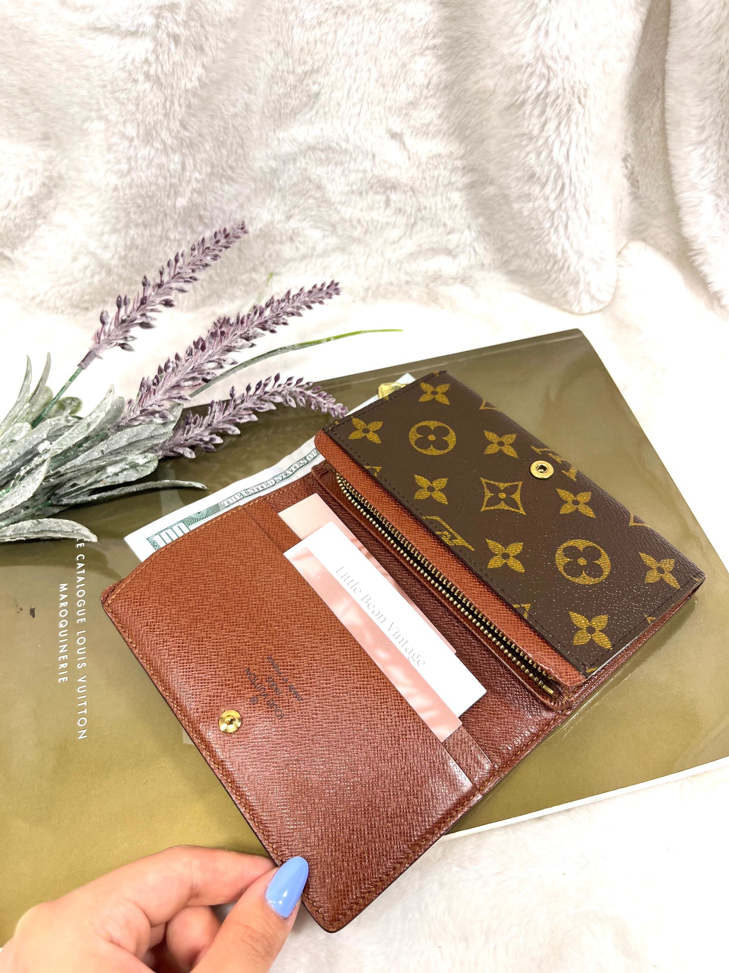 Authentic pre-owned Louis Vuitton compact Tresor zippy wallet