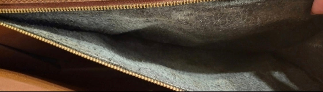 Authentic pre-owned Louis Vuitton porte envelope clutch laptop holder
