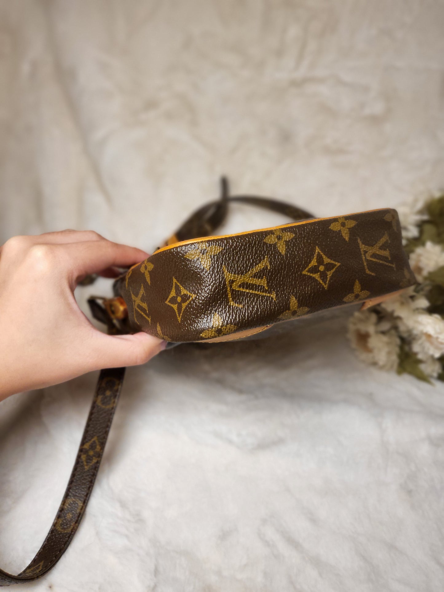 Authentic pre-owned Louis Vuitton Danube pm crossbody shoulder bag