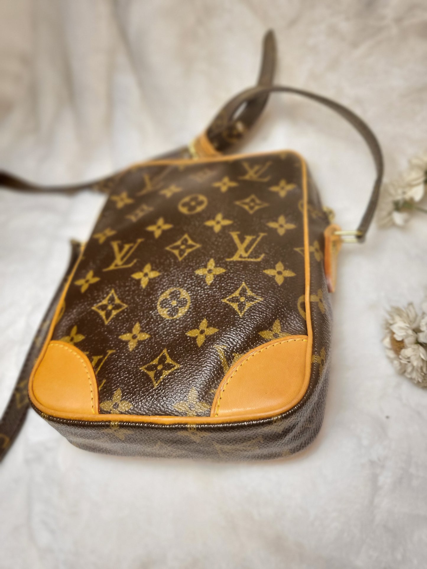 Authentic pre-owned Louis Vuitton Danube pm crossbody shoulder bag