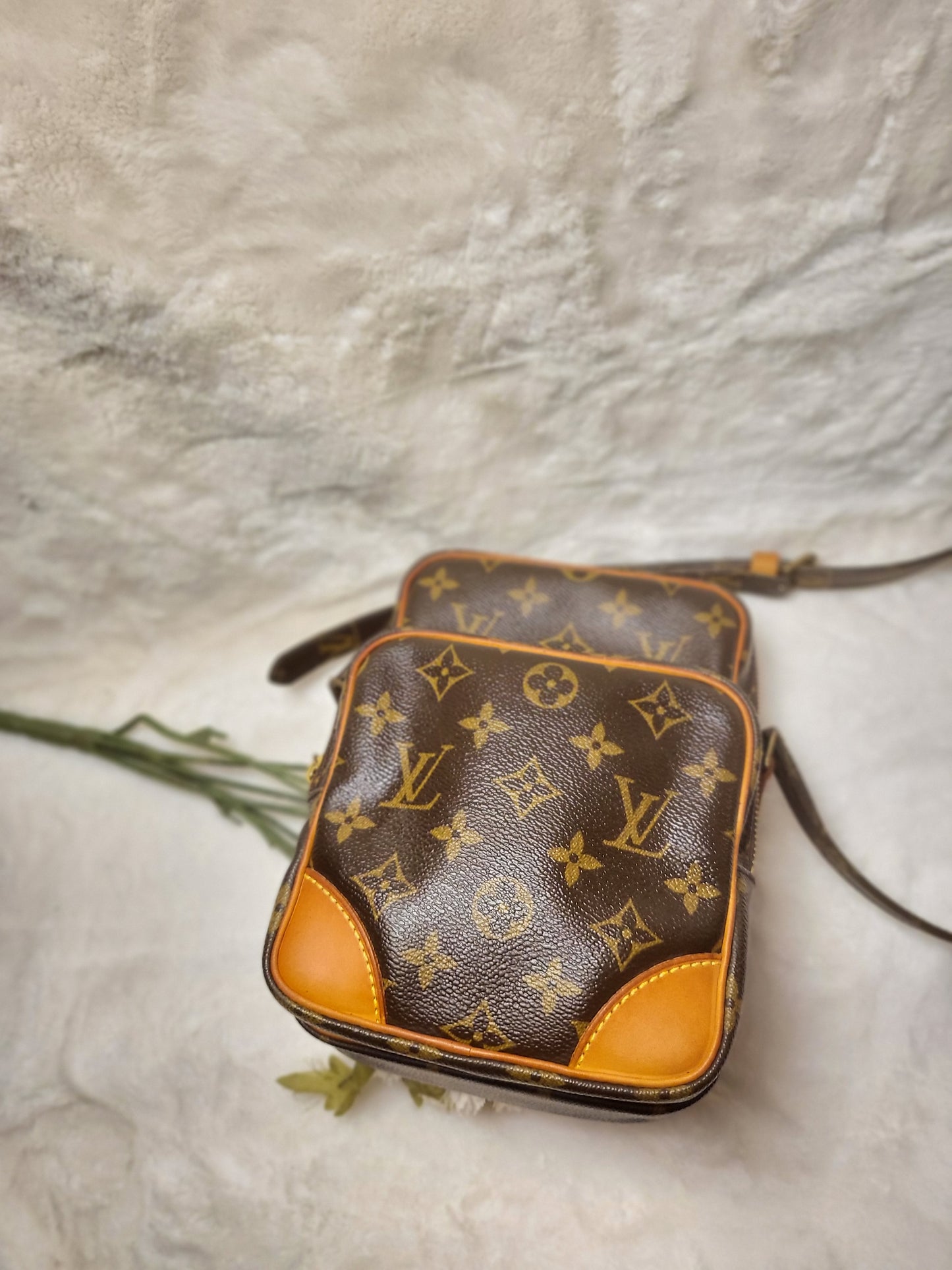 Authentic pre-owned Louis Vuitton Amazone pm crossbody shoulder bag