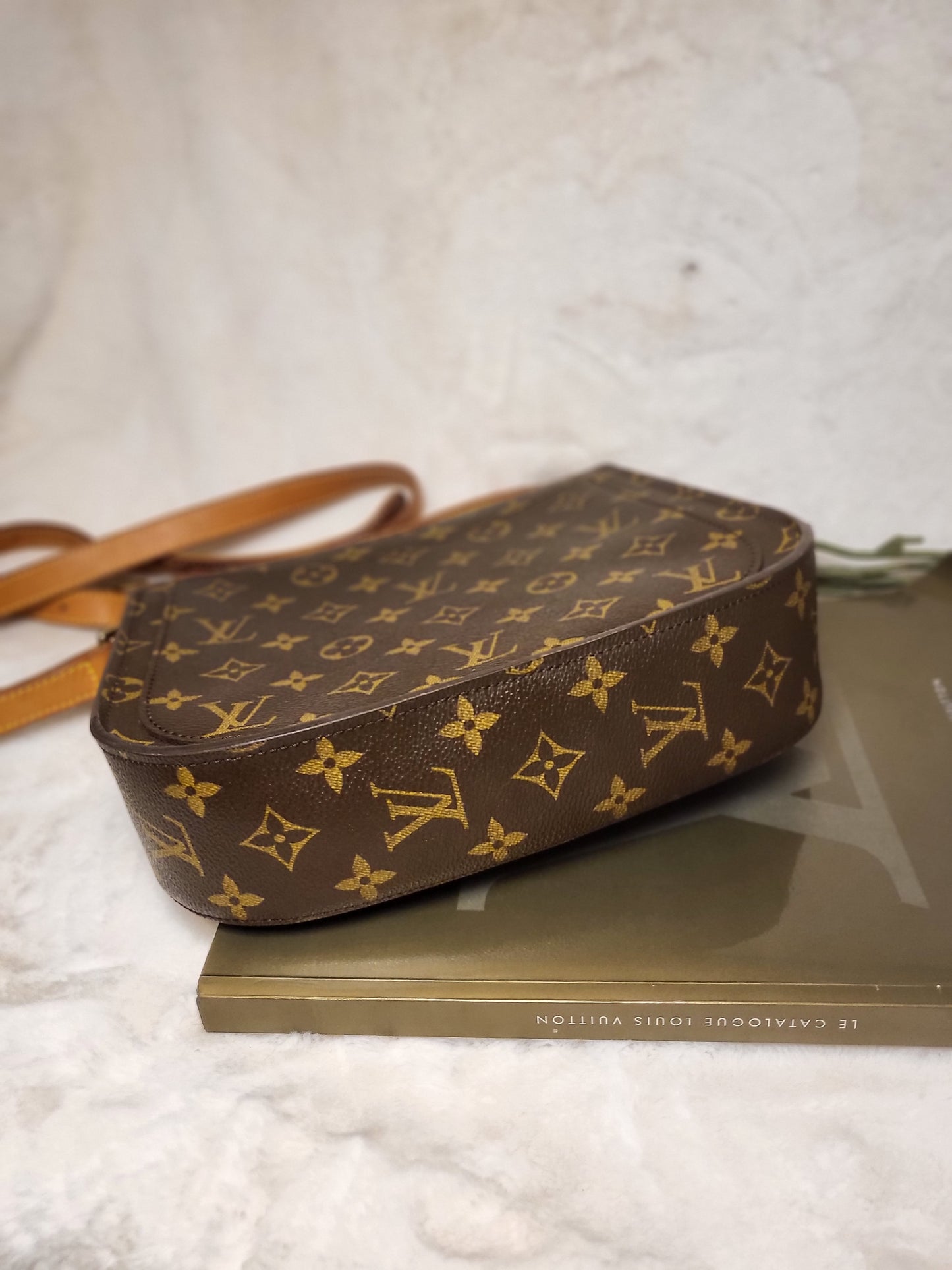 Authentic pre-owned Louis Vuitton Saint Cloud GM crossbody shoulder bag