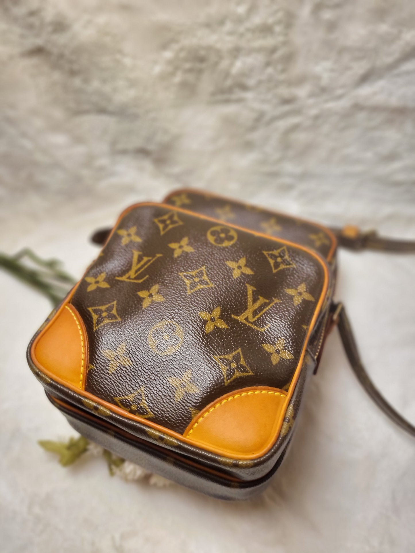 Authentic pre-owned Louis Vuitton Amazone pm crossbody shoulder bag