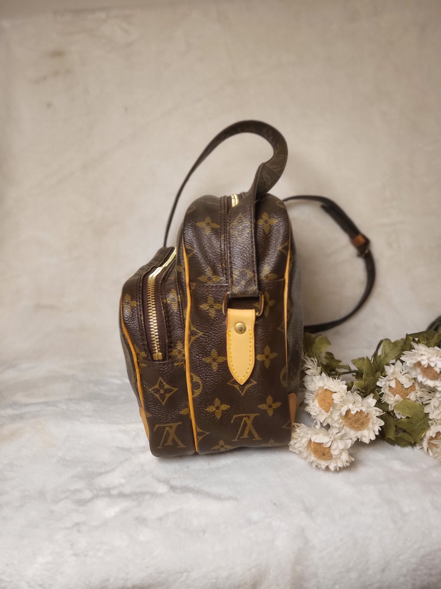 Authentic pre-owned Louis Vuitton Nile pm crossbody shoulder bag