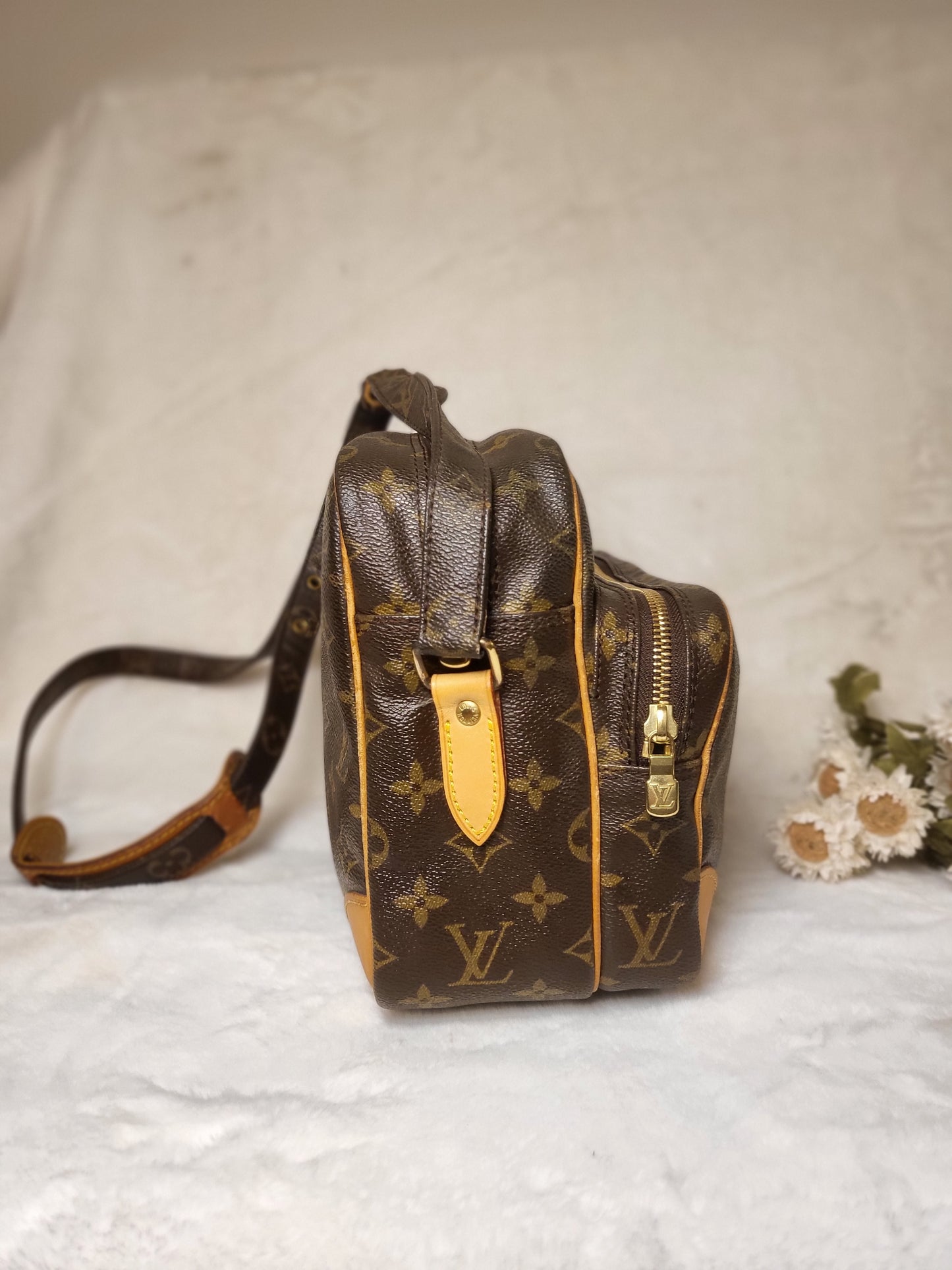 Authentic pre-owned Louis Vuitton Nile pm crossbody shoulder bag
