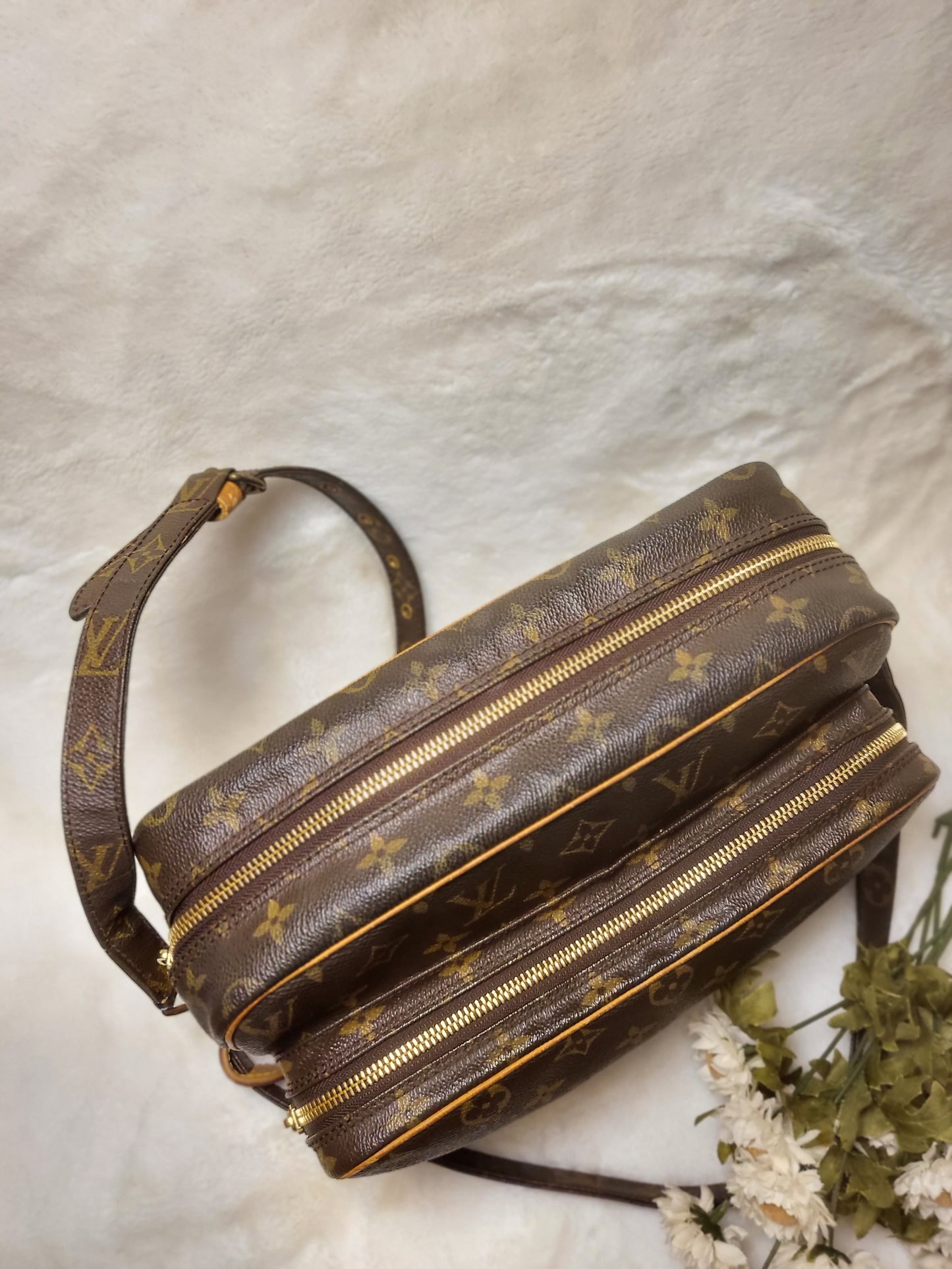 Authentic pre-owned Louis Vuitton Nile pm crossbody shoulder bag