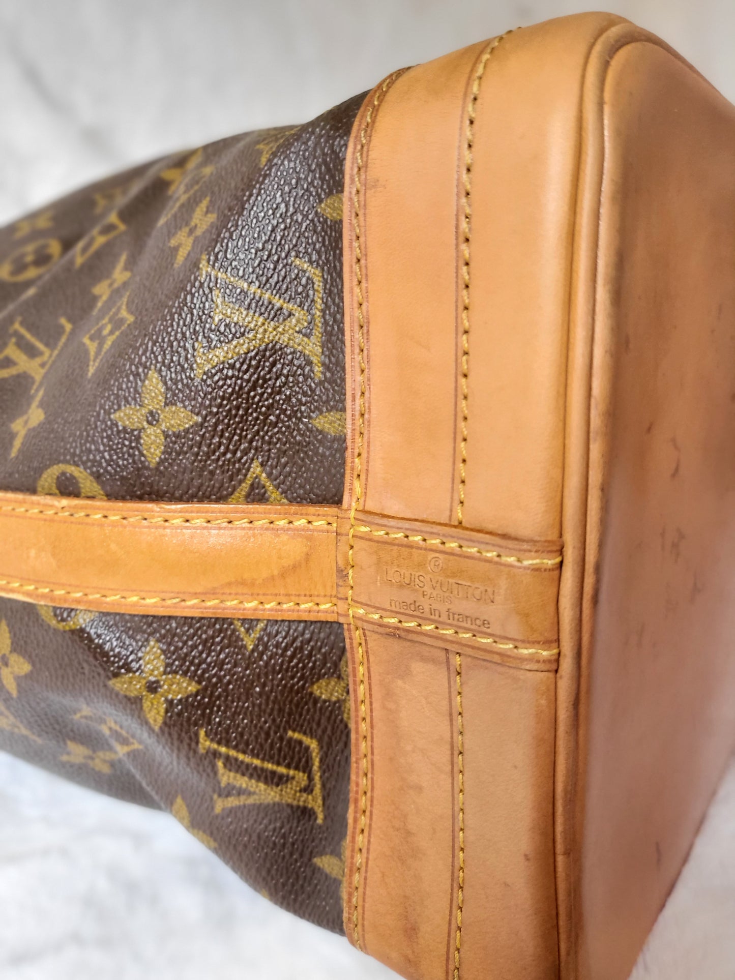 Authentic pre-owned Louis Vuitton Noe GM bucket shower bab