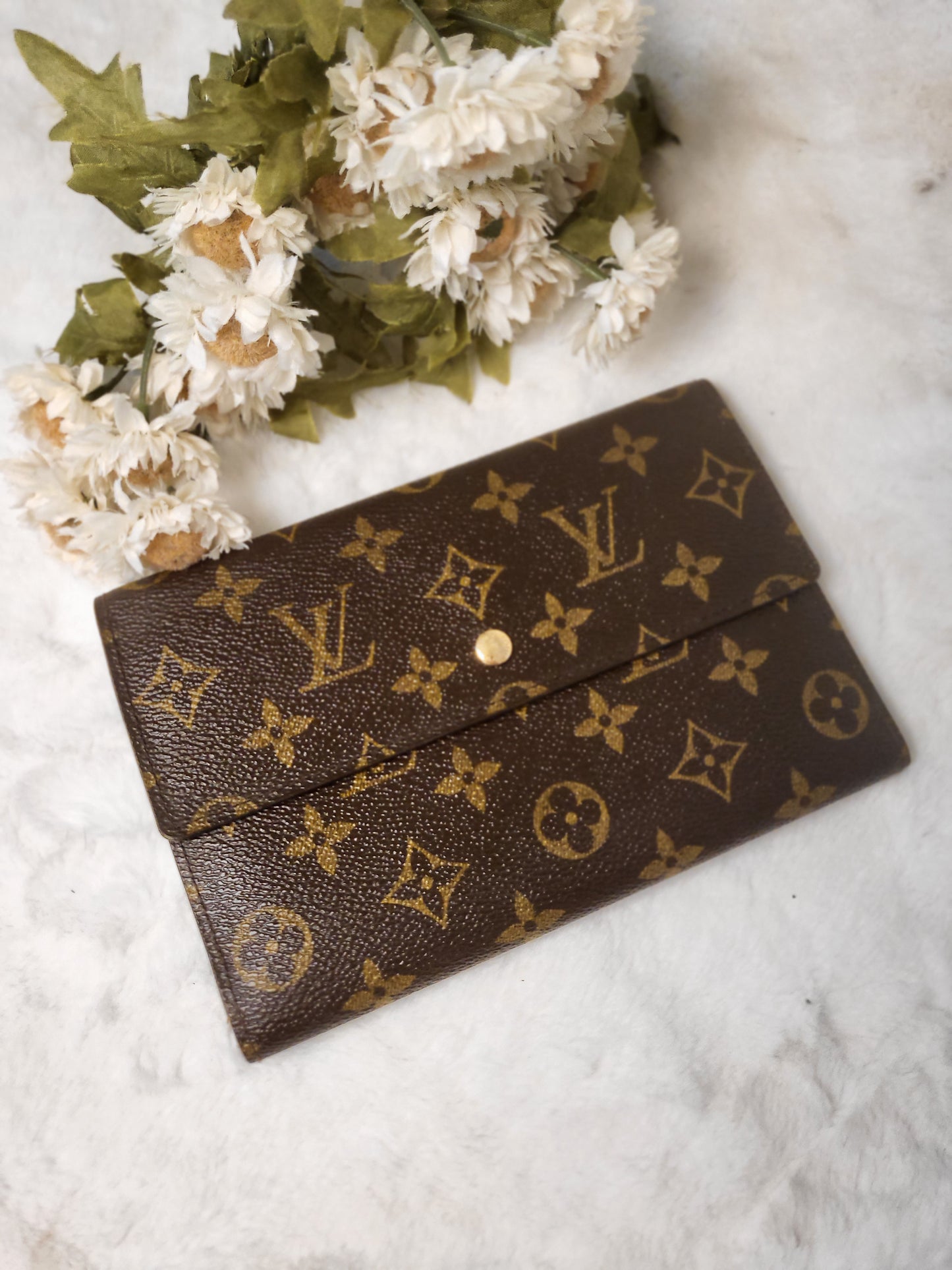 Authentic pre-owned Louis Vuitton Pochette passport wallet